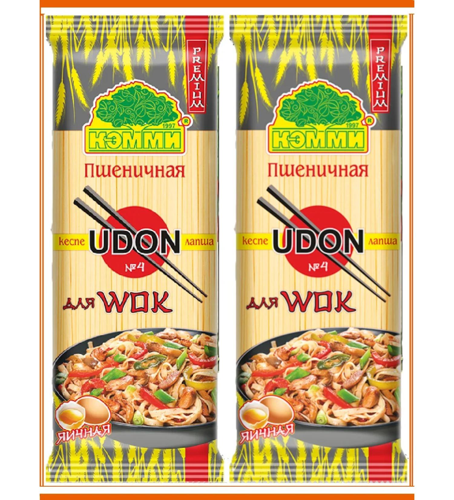Cammy Noodles wheat egg udon 2pcs x 250 g