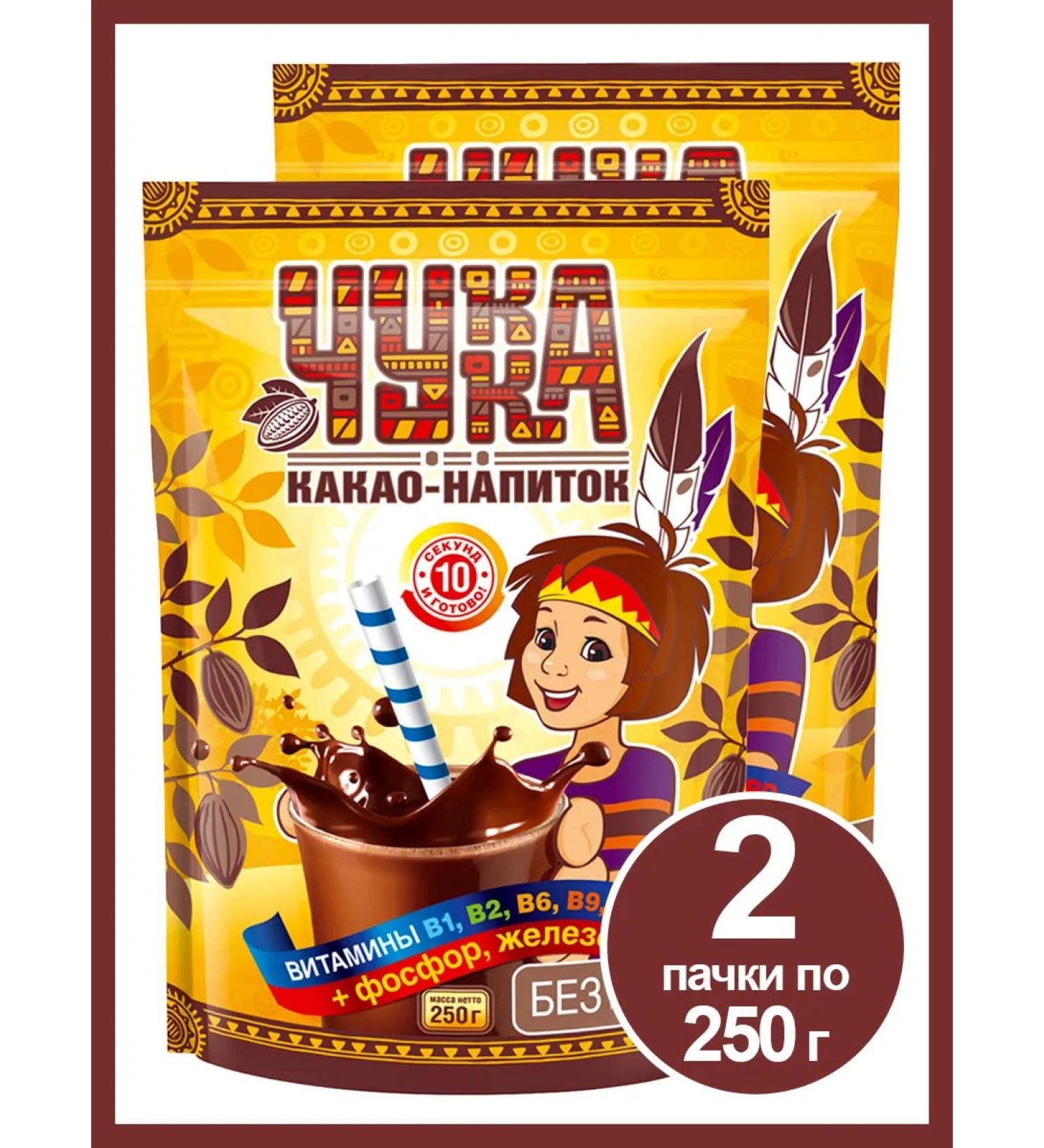 EcoLogic Cocoa drink soluble chukka 250 g 2 pcs - Buy Online on GoSupps.com