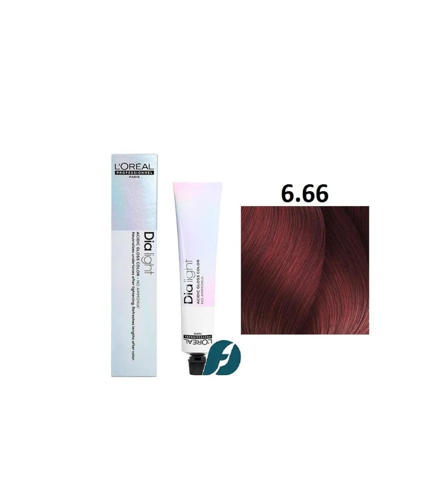 L'Oreal Professionnel Dia Light 6.66 semi -permanent dye 50 ml