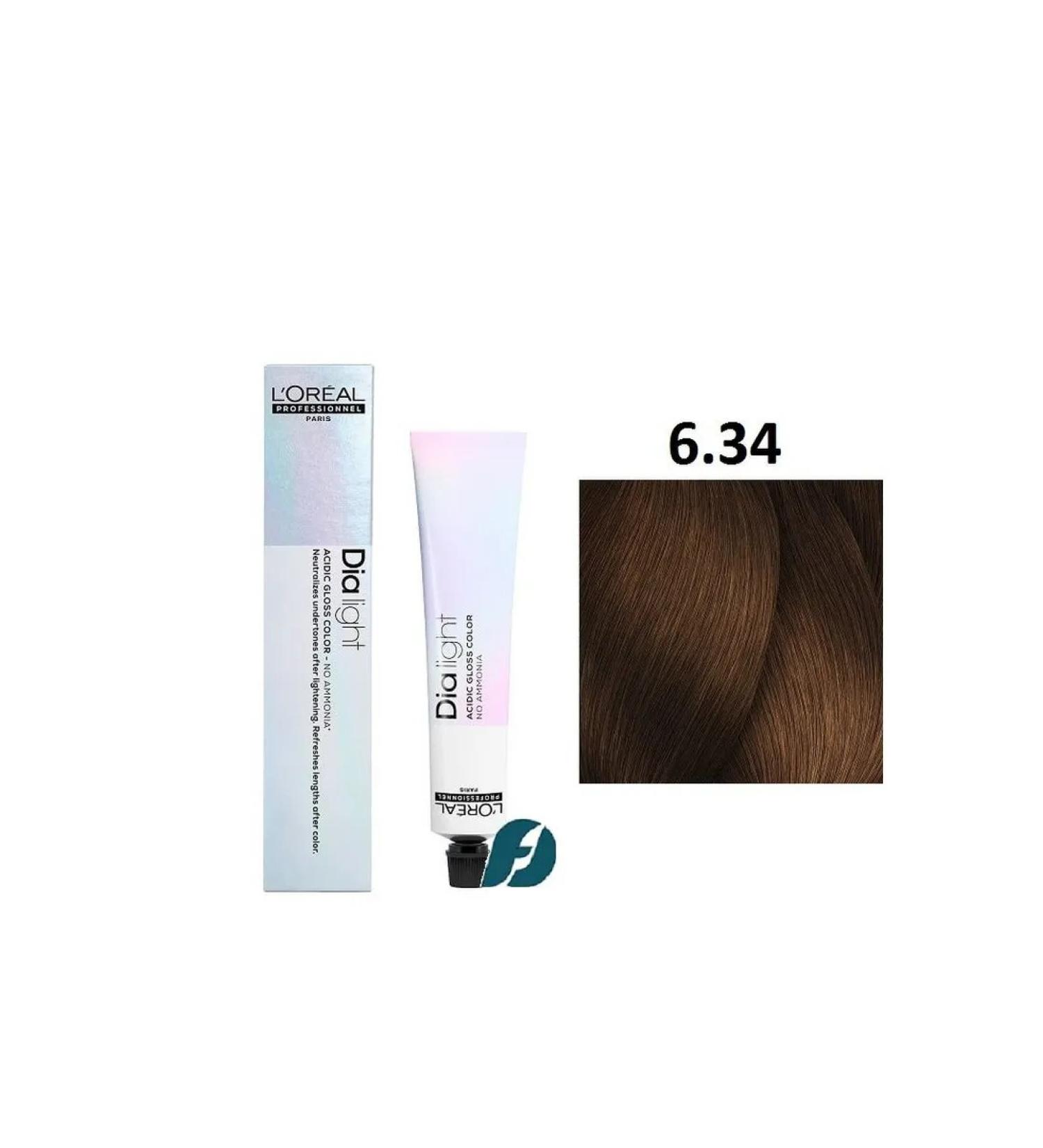 L'Oreal Professionnel Dia Light 6.34 semi -permanent dye 50 ml