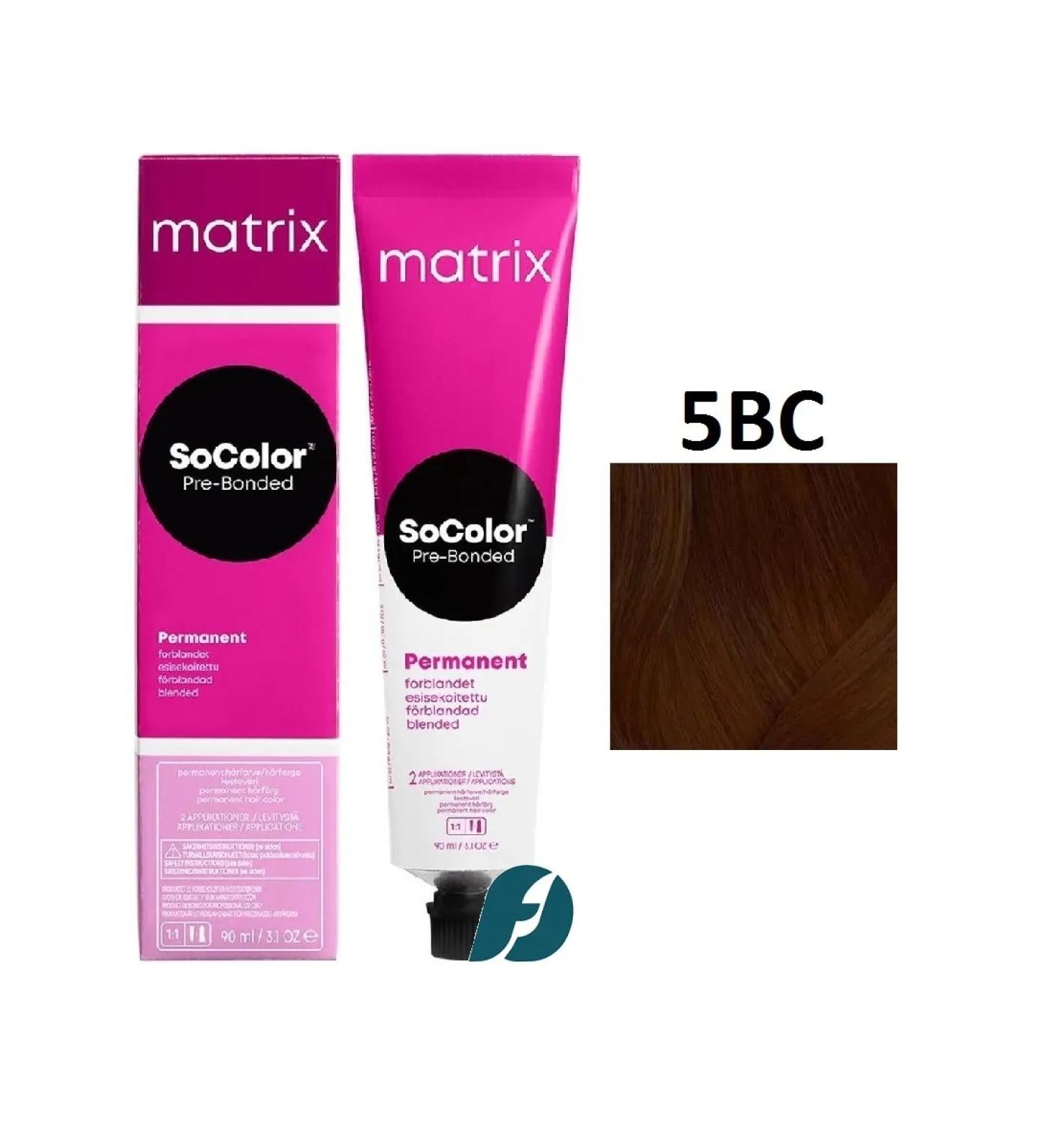 MATRIX SOCOLOR 5BC Persistent hair cream for hair 90 ml - Buy Online on GoSupps.com