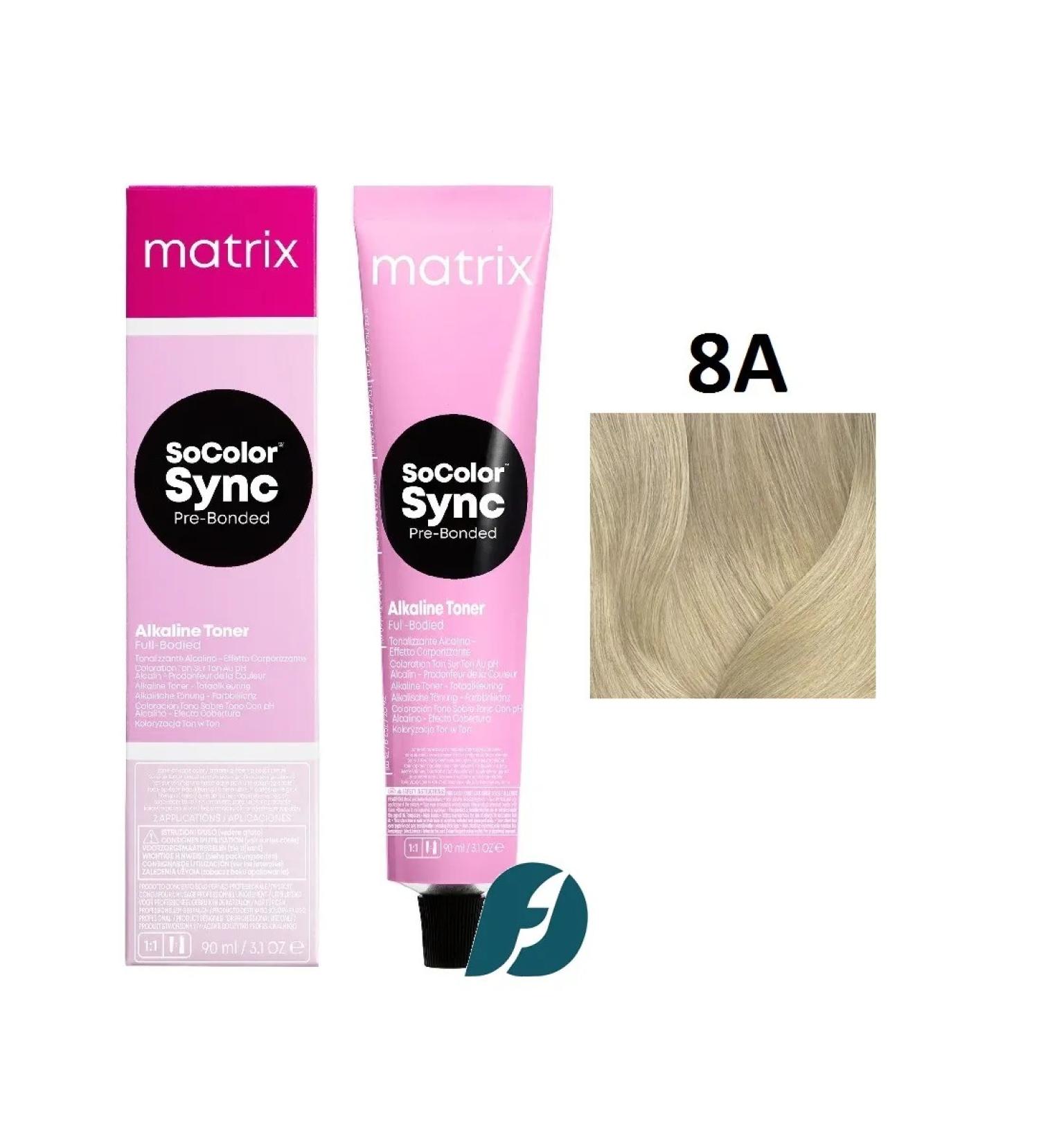 MATRIX Socolor Sync 8a hair dye tone tone 90 ml - Buy Online on GoSupps.com