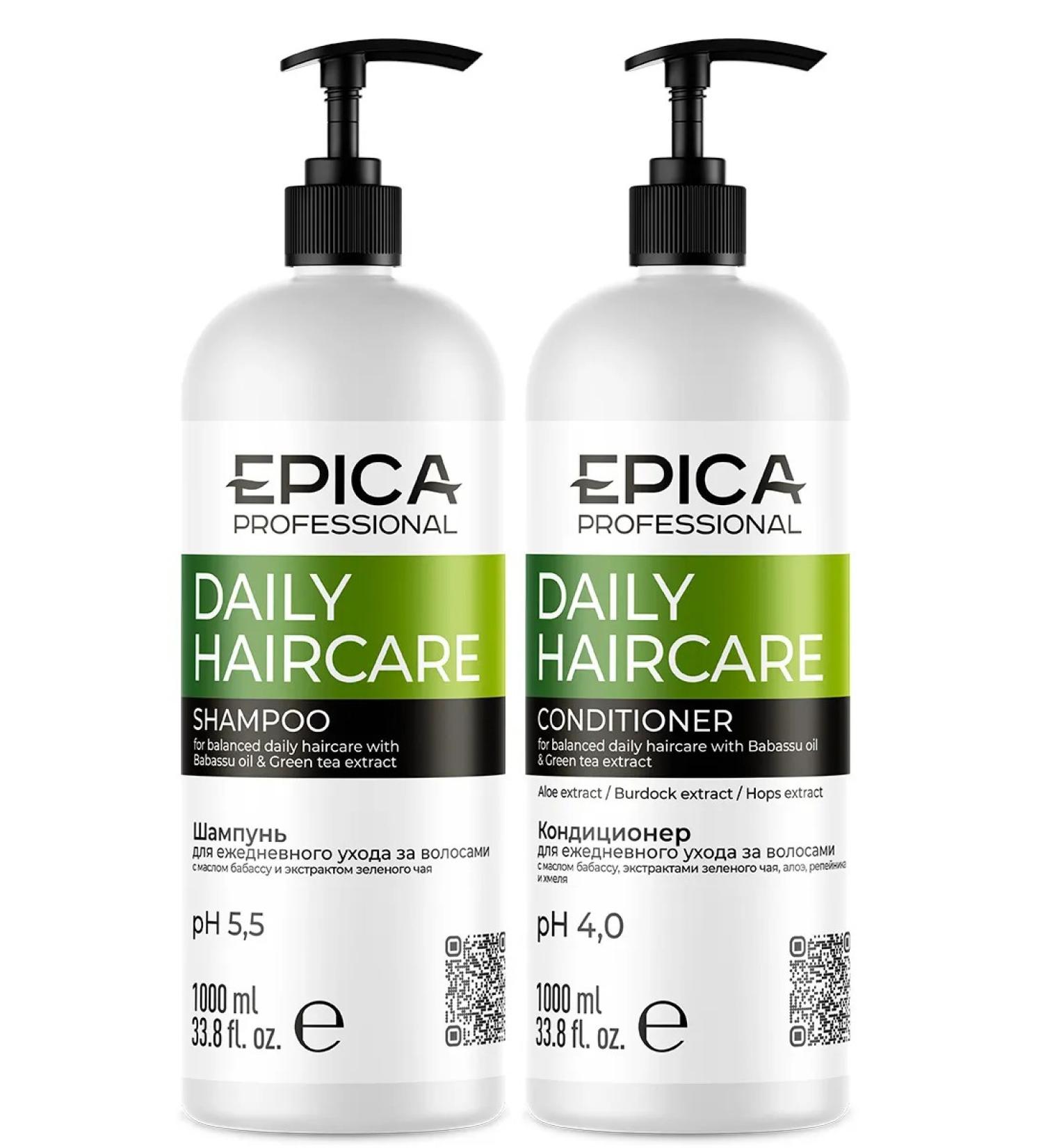 EPICA Daily Haircare set (shampoo 1000 ml and air conditioning 1000 ml)