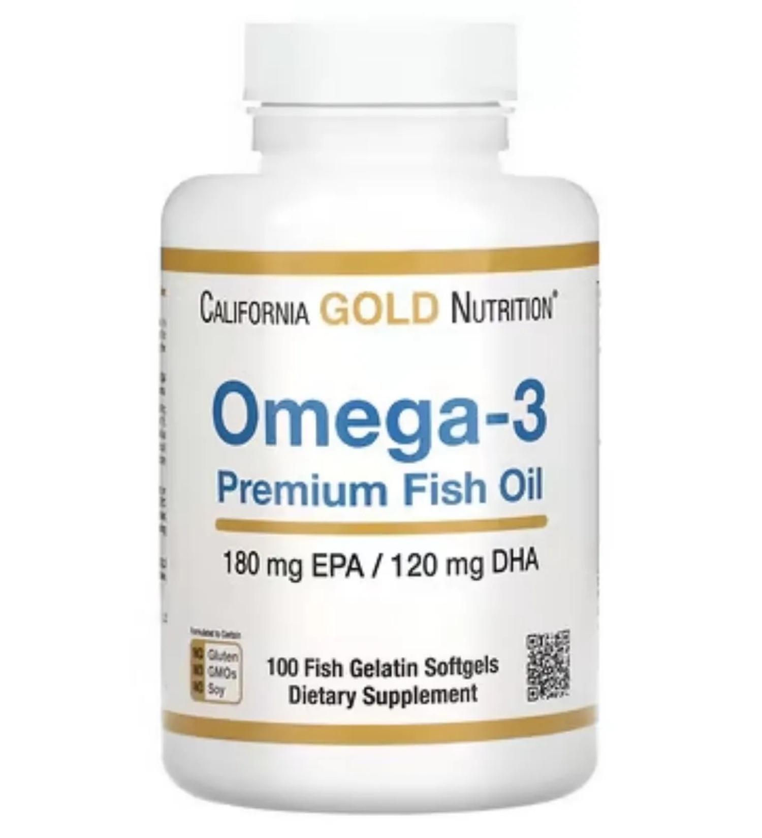 California Gold Nutrition California Gold Omega-3 premium quality fish oil