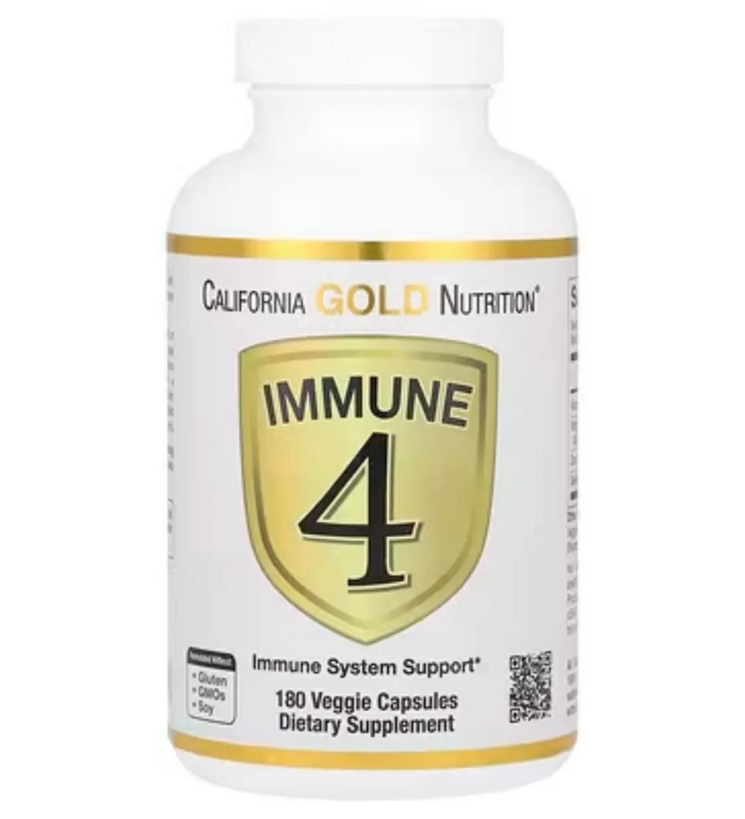 California Gold Nutrition Immune 4 a means to strengthen immunity 180 capsules