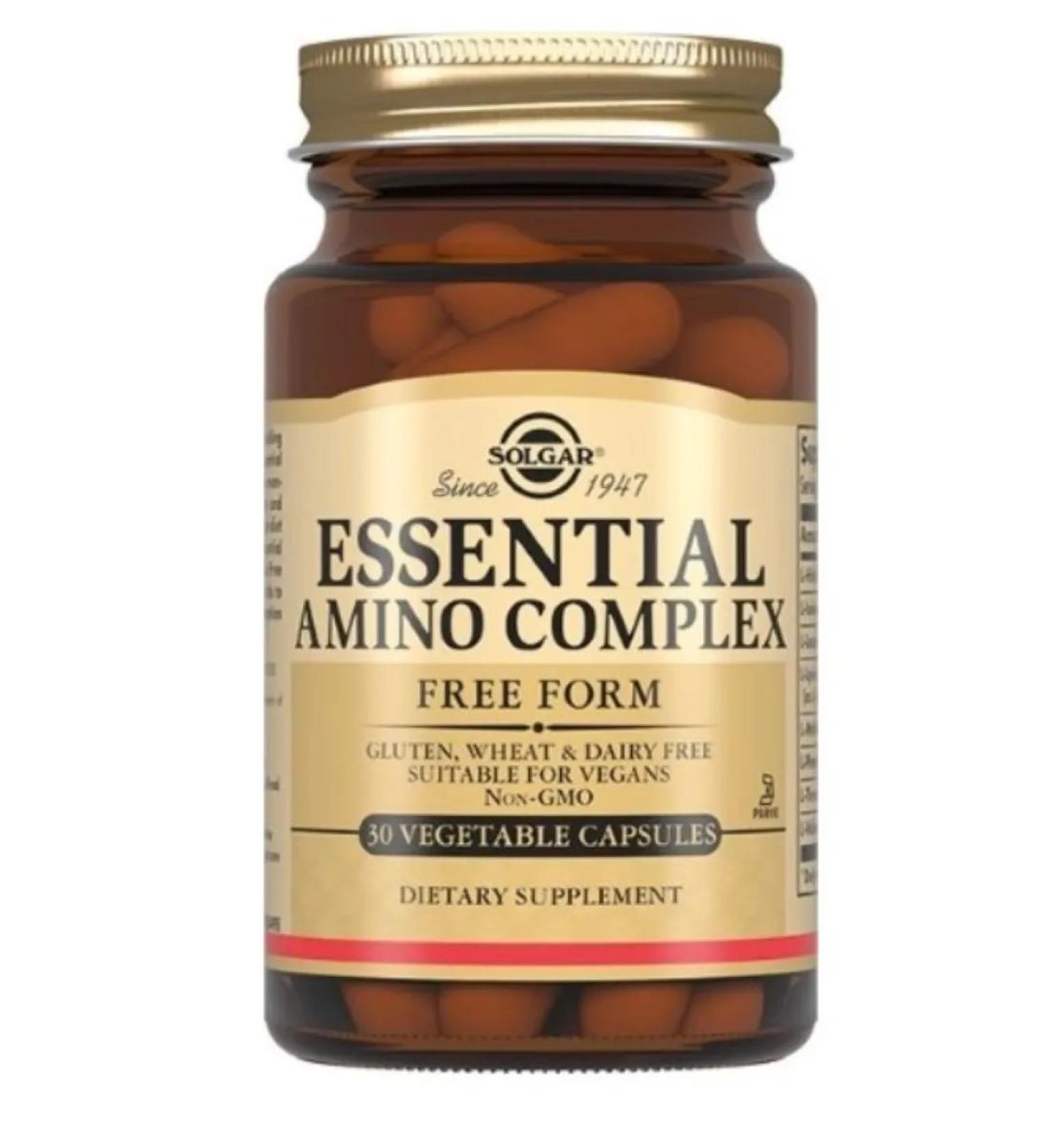 Home medicine cabinet Solgar complex of the main amino acids caps. 30pcs