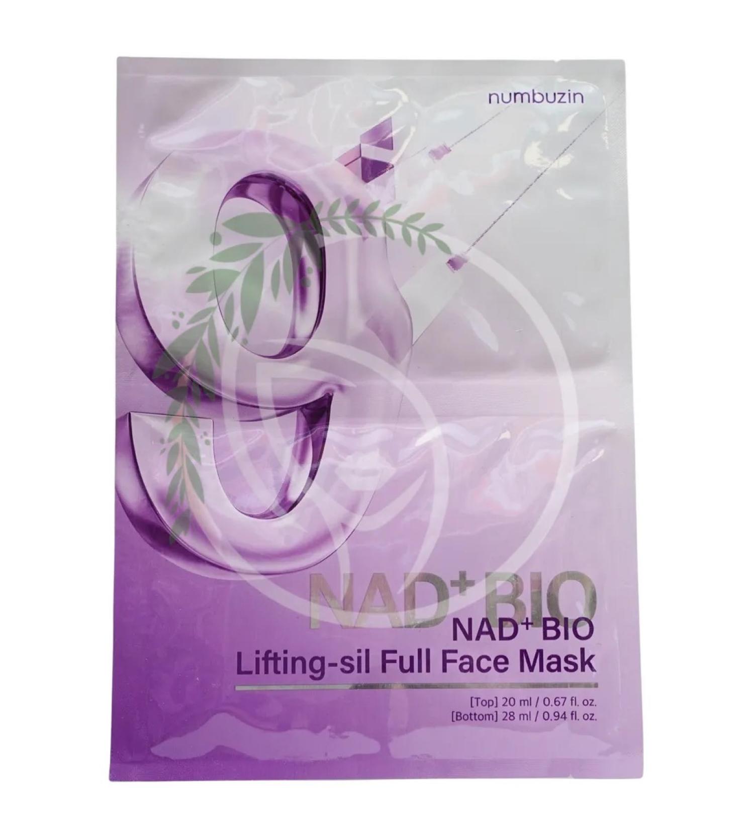 Numbuzin Mask No.9 Nad Bio Lifting Full Cover Facial Mask 1pc - Buy Online on GoSupps.com