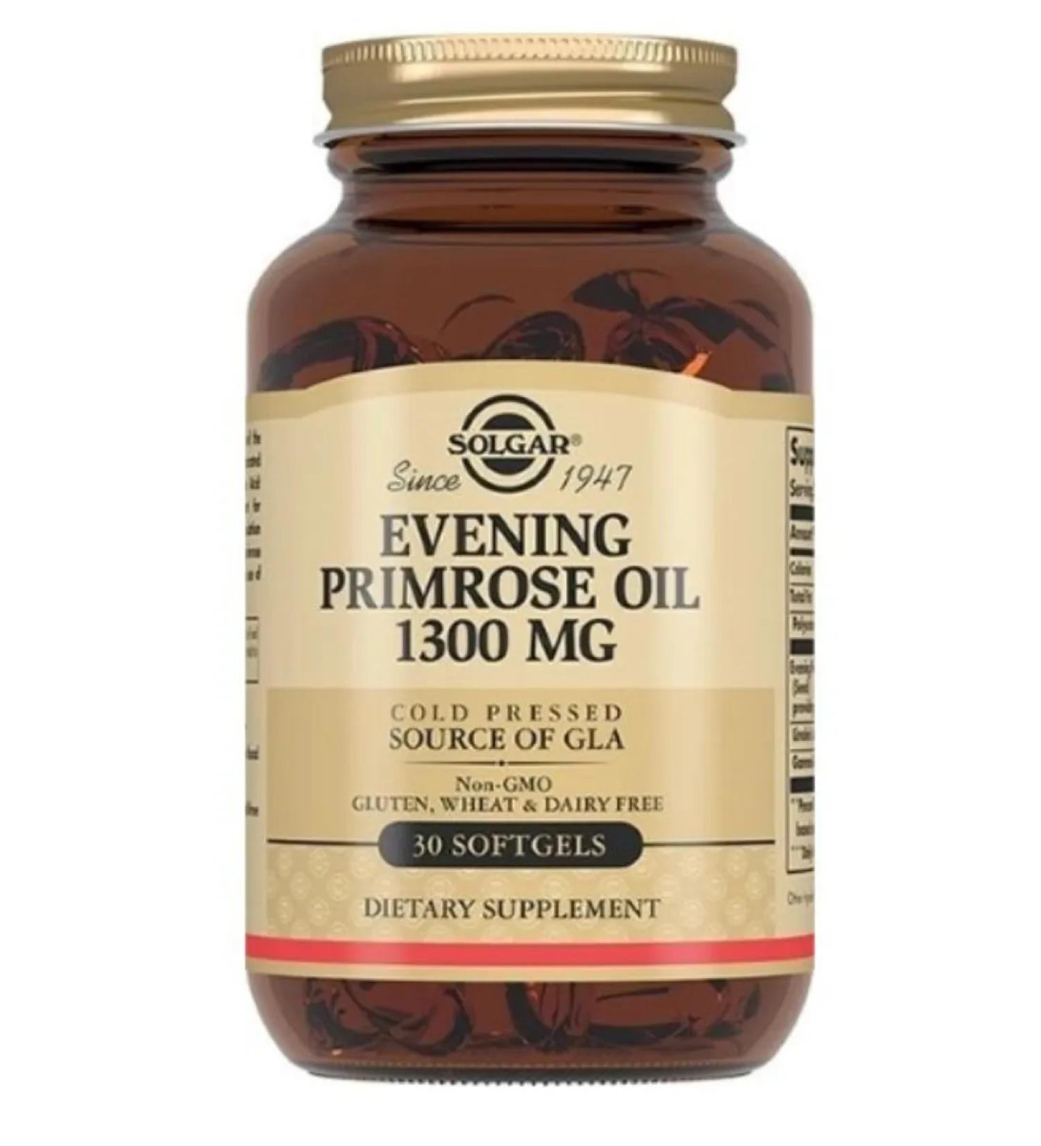 Home medicine cabinet Solgar oil primrose in the evening caps 1300 mg x30pcs