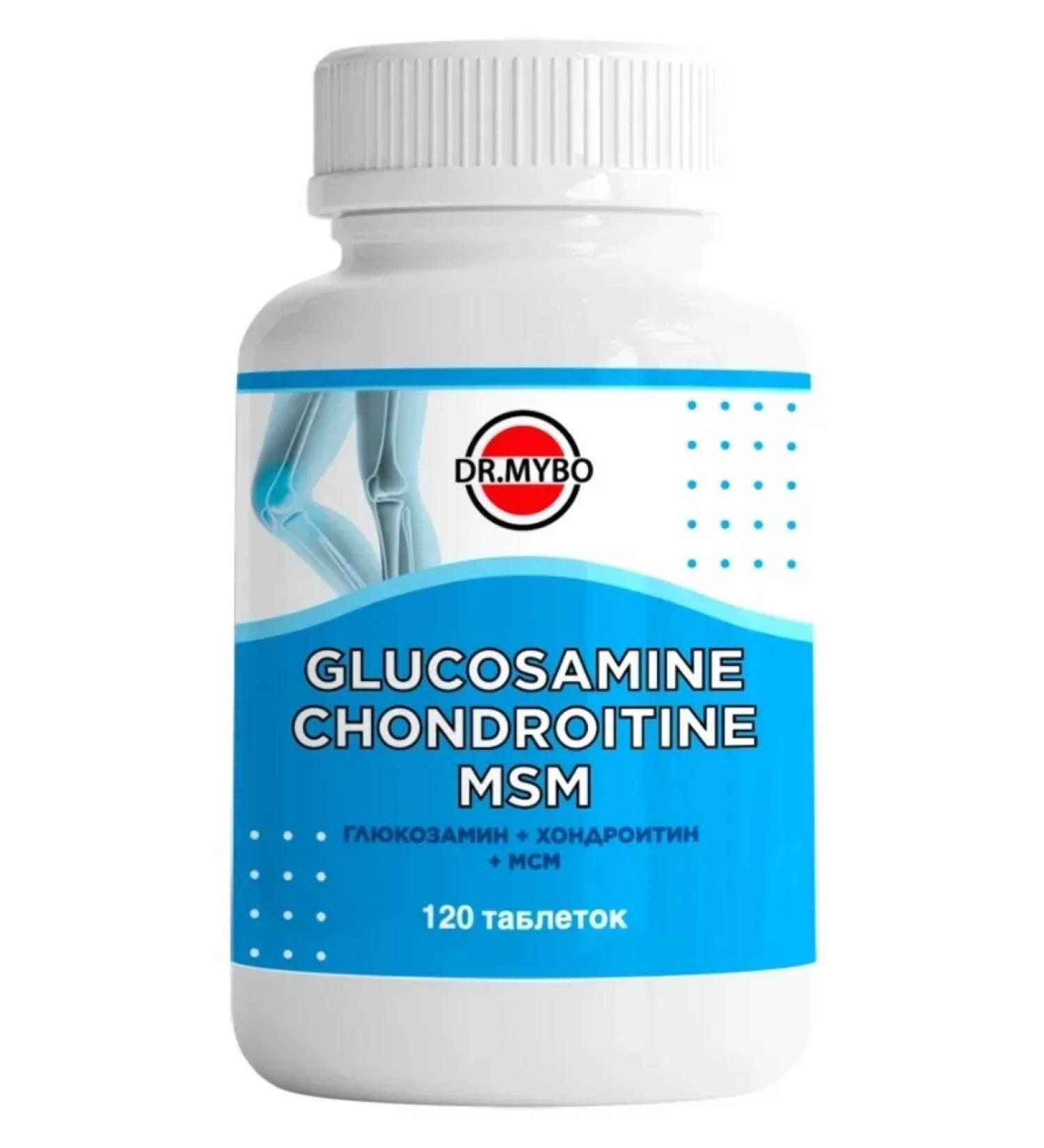 DrMybo Glucosamine+chondroitin+MSM 120 tablets -3 pcs - Buy Online on GoSupps.com