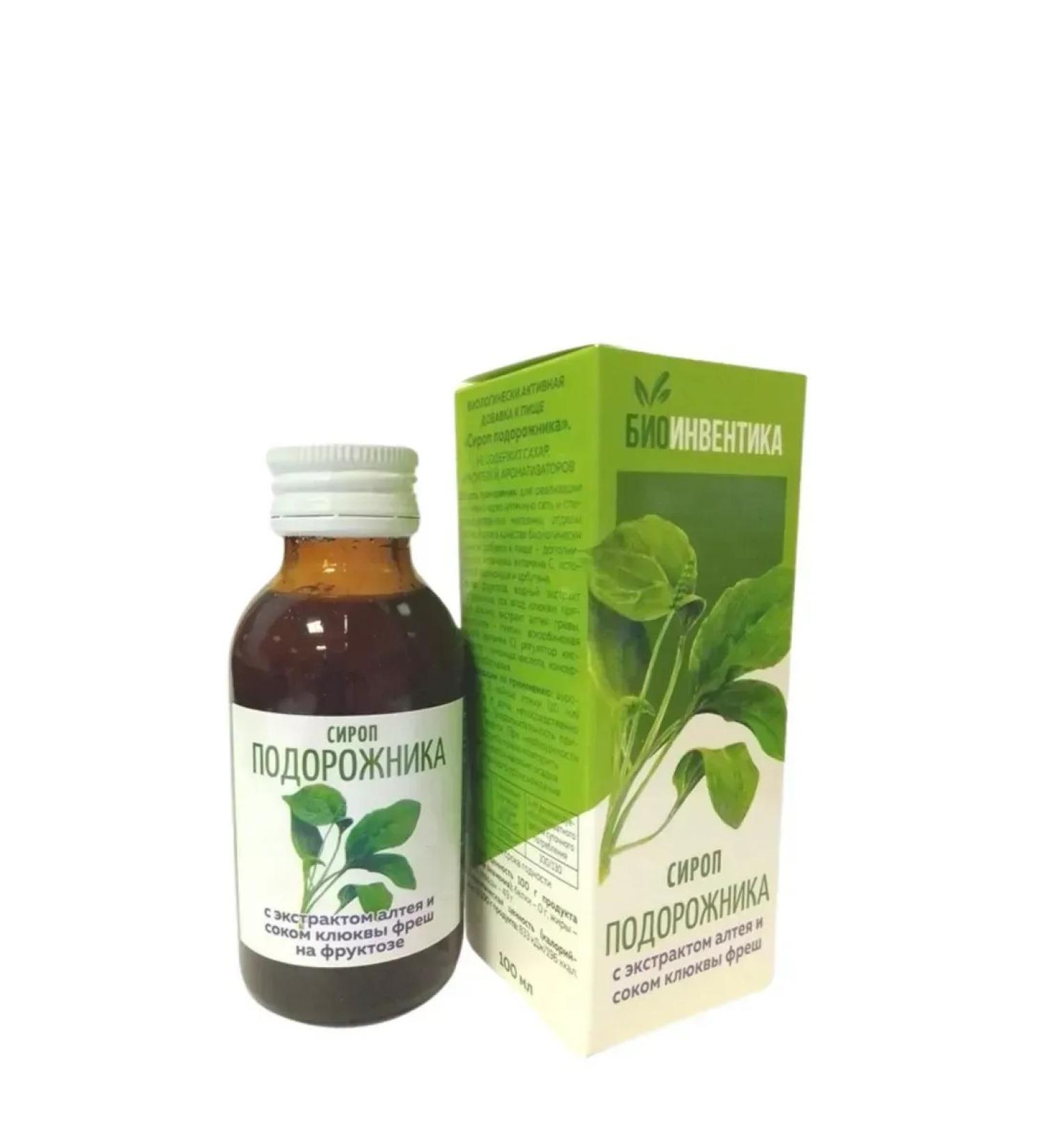 Bioinventica Plantain syrup 4 pcs 100ml - Buy Online on GoSupps.com