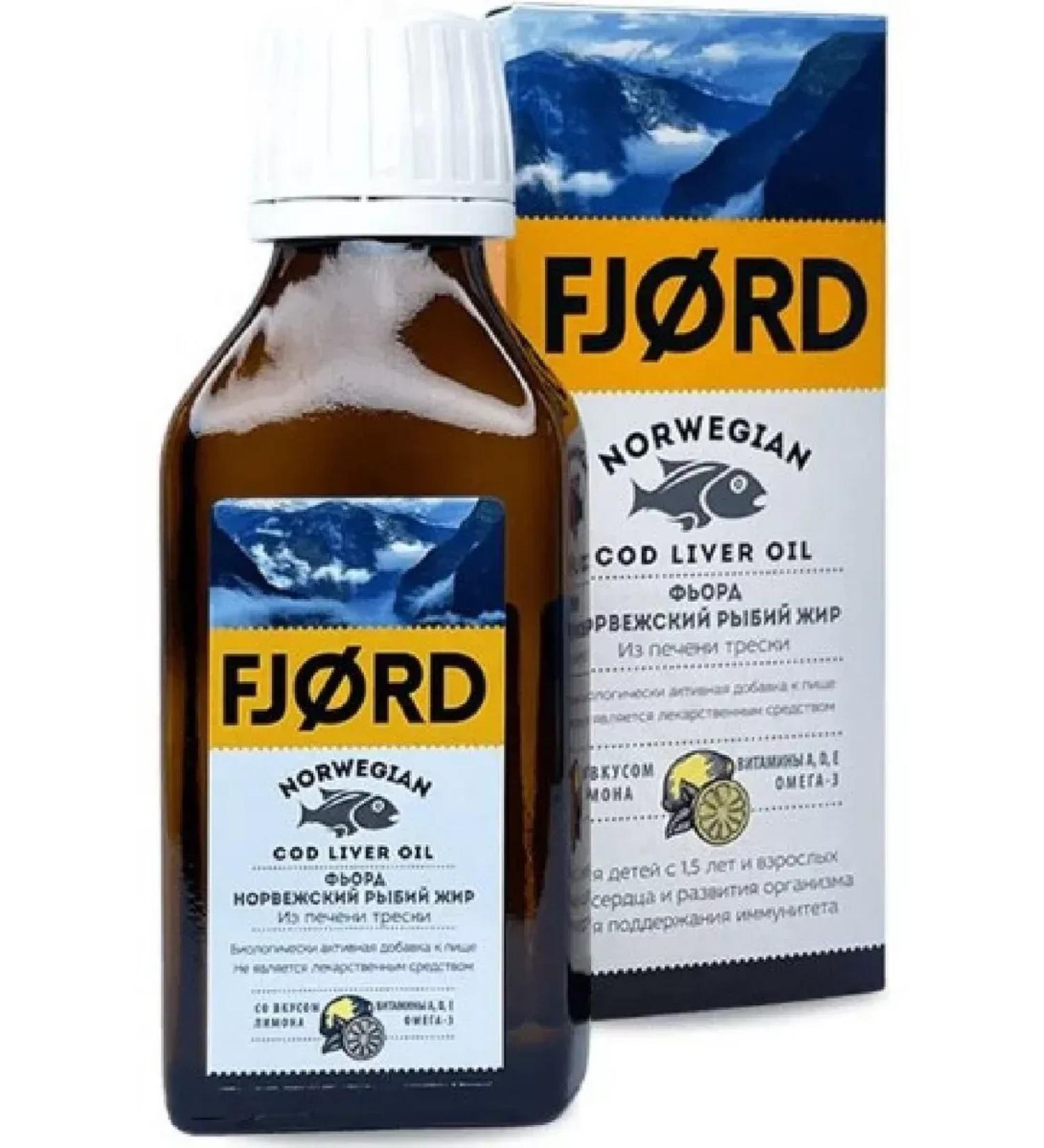 Fjord Fish fat liver of a sermon with a taste of lemon 100ml -3 pcs - Buy Online on GoSupps.com