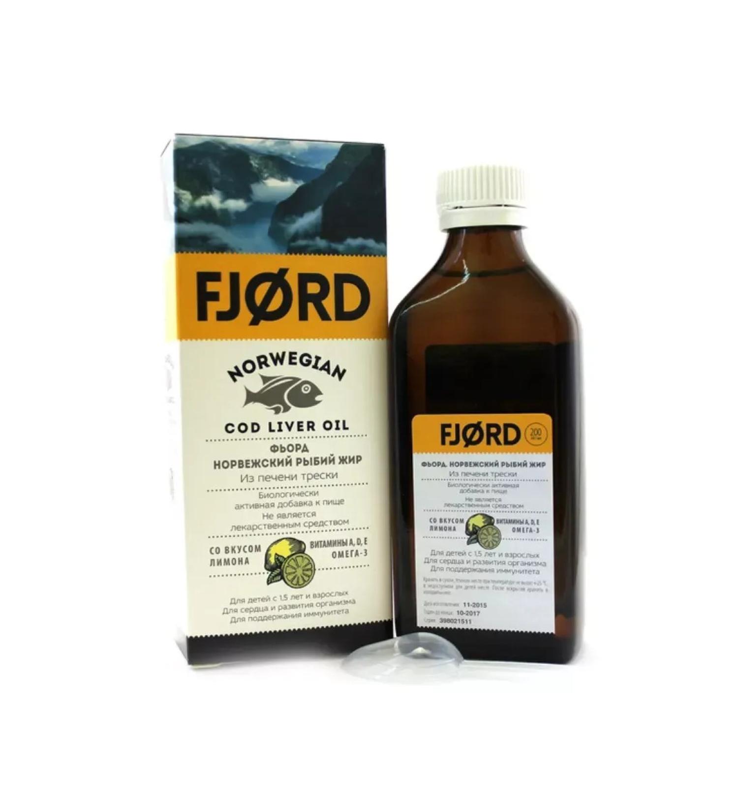 Fjord Fish fat liver of a sermon with a taste of lemon 200ml -2 pcs - Buy Online on GoSupps.com