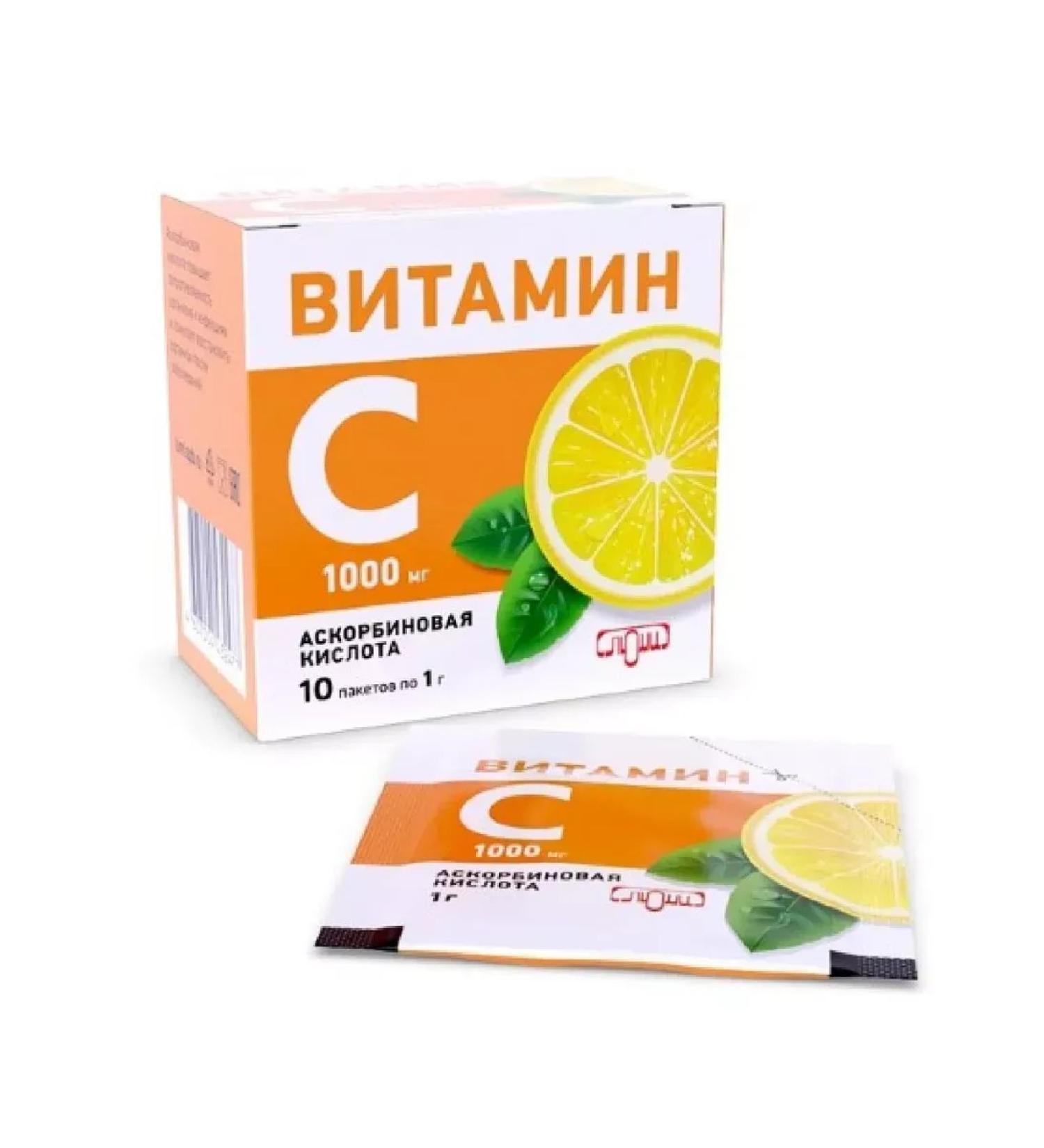 Lumi Vitamin C ascorbic acid N10 PACTION PACTION 1G -6 pcs