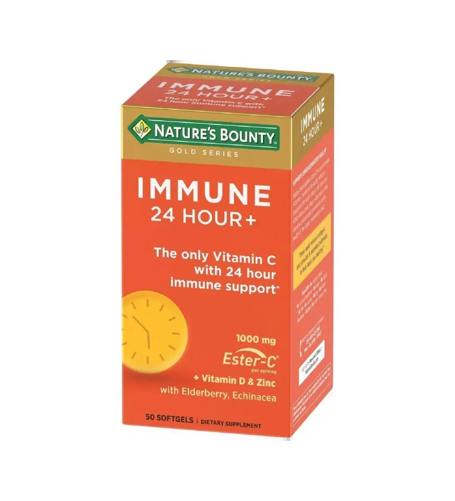 Nature's bounty Niceche Bounty Esther-s Immun 24 hours+ 50 pcs. Capsules Ma-3pcs