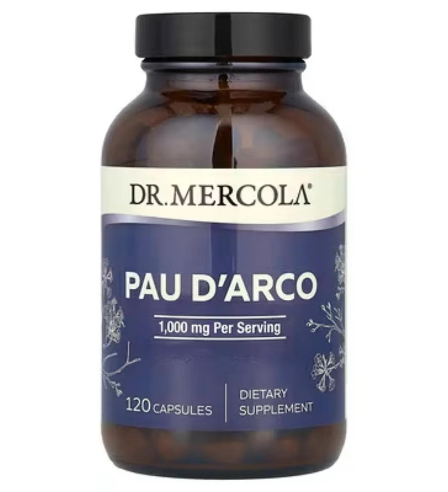 Dr Mercola PAU DARCO Ant Tree bark 1000 mg 120 capsules