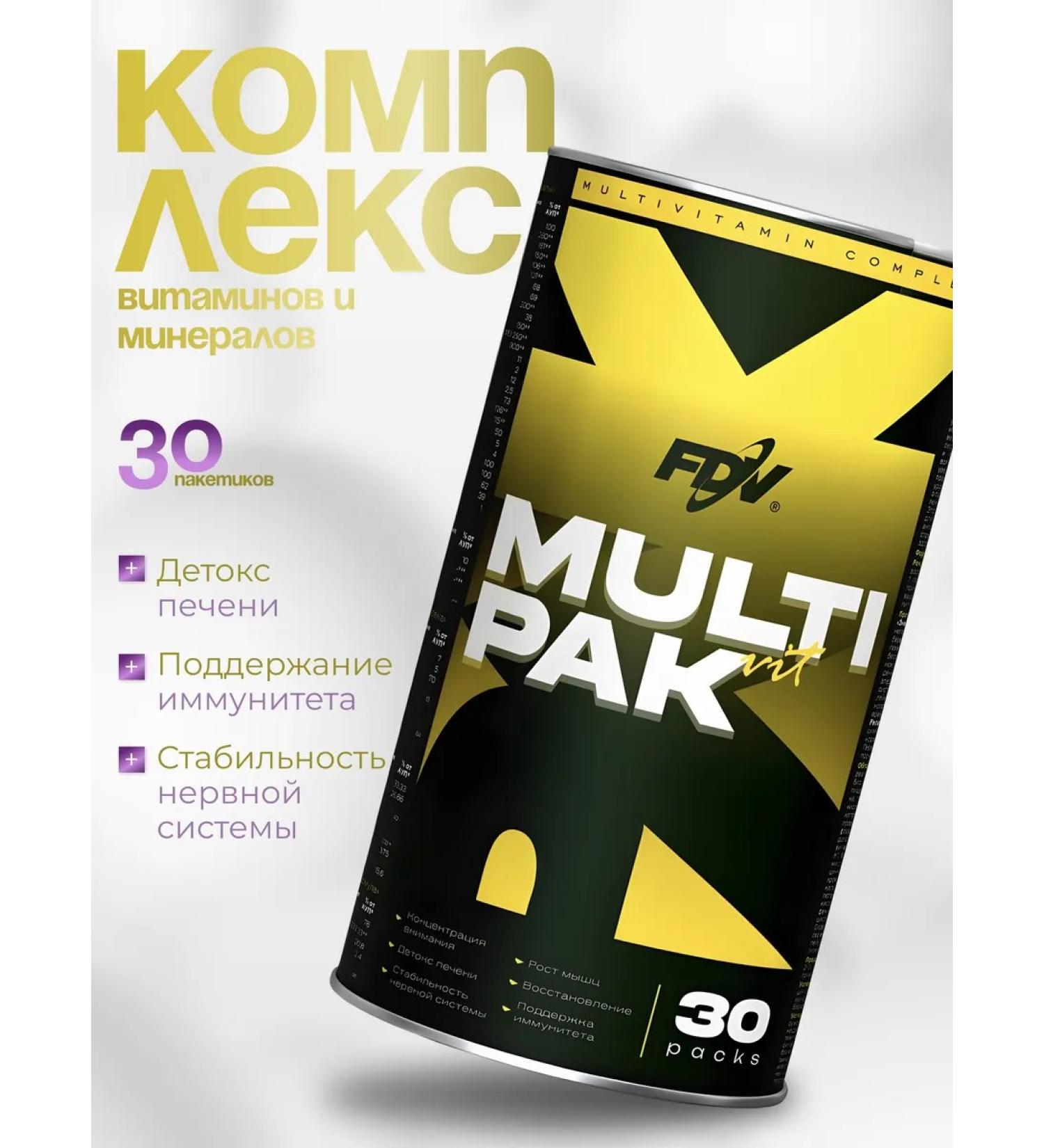 ForceDeVai FDV Multi Vit Pak Vitamin Complex PAK - Buy Online on GoSupps.com