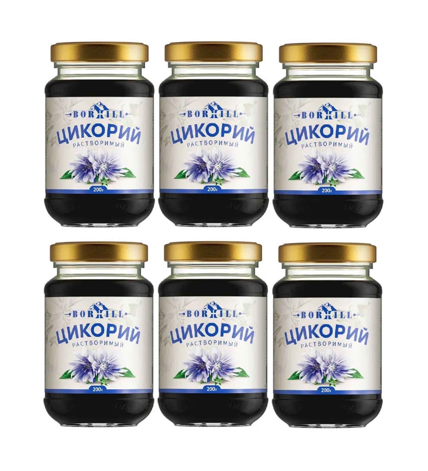 Borhill Tsikoria liquid natural extract 200g 6 pcs - Buy Online on GoSupps.com