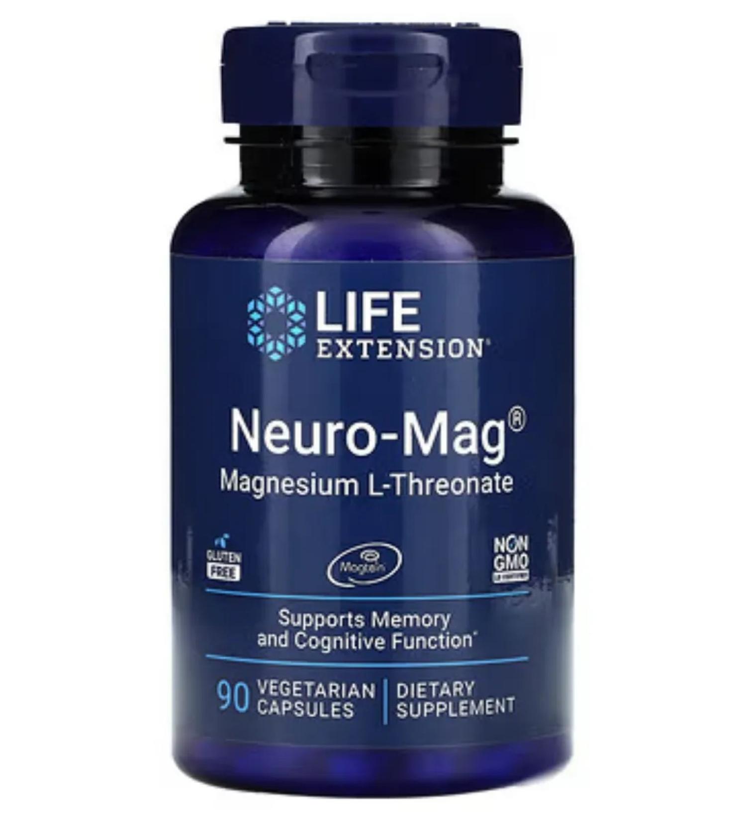 Life extension Neuro-Mag Magnesium Treonate L-Tranate Neuro Mage