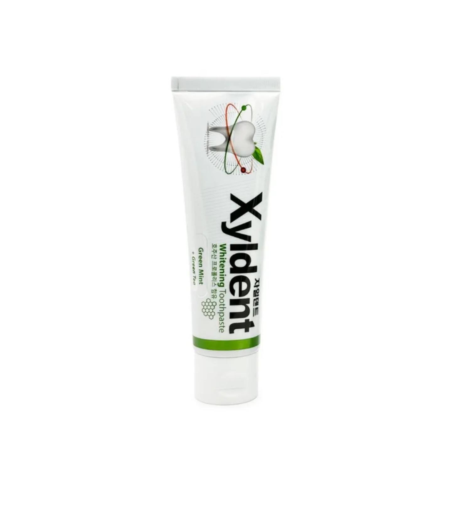 Xyldent Whitening toothpaste green tea and propolis 110 grams - Buy Online on GoSupps.com
