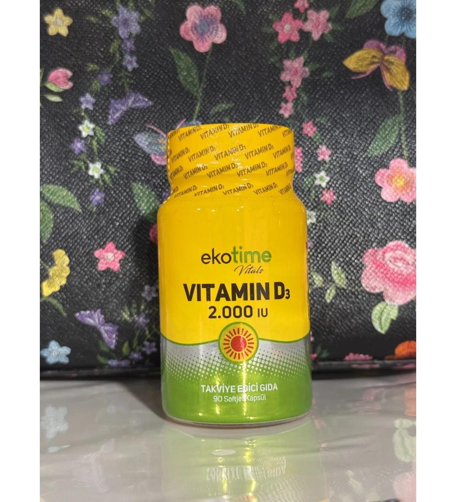 ecotime Vitamin D3 2 000 IU - Buy Online on GoSupps.com