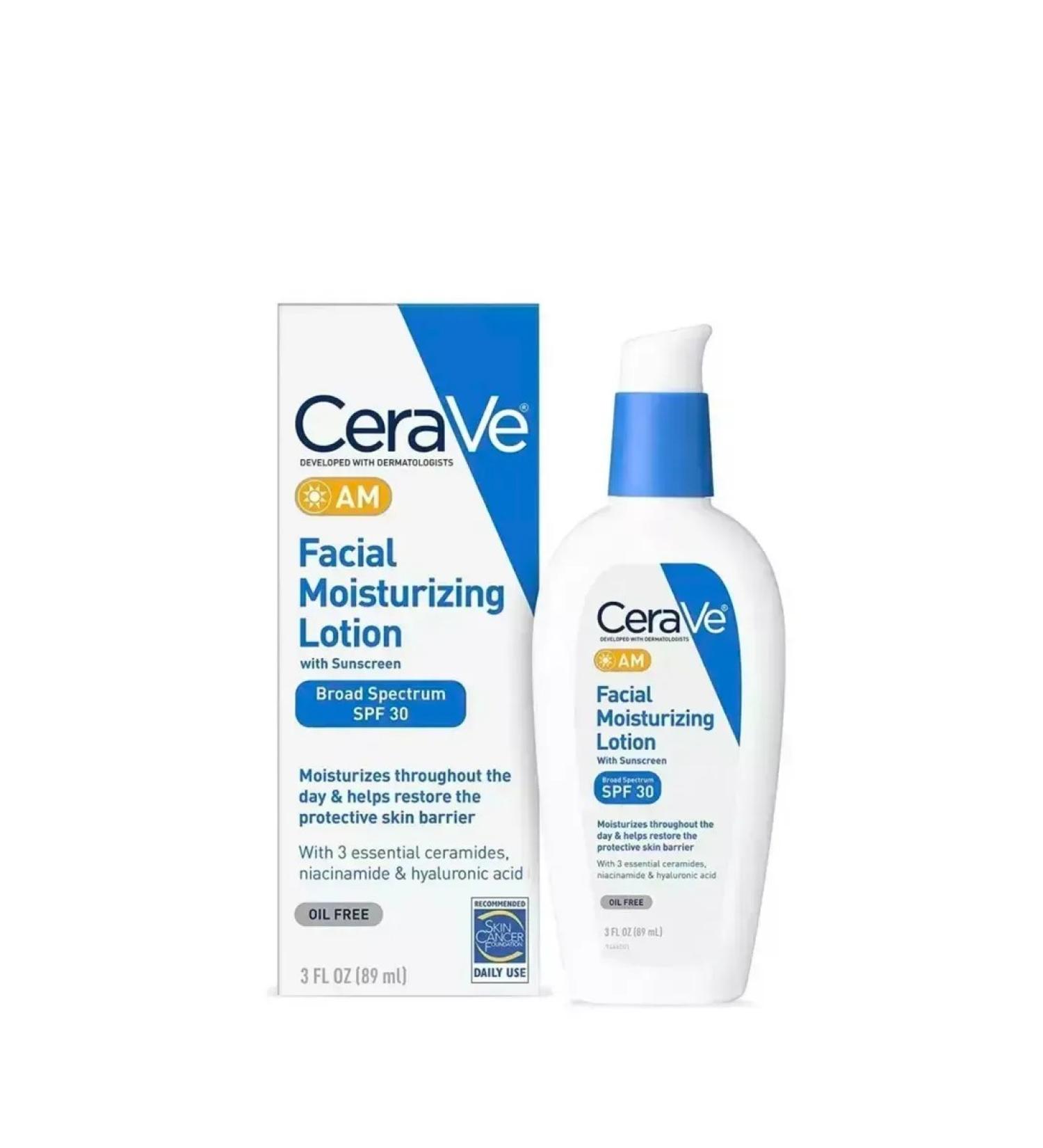 CeraVe Moisturizing face lotion for daytime sunscreen - Buy Online on GoSupps.com