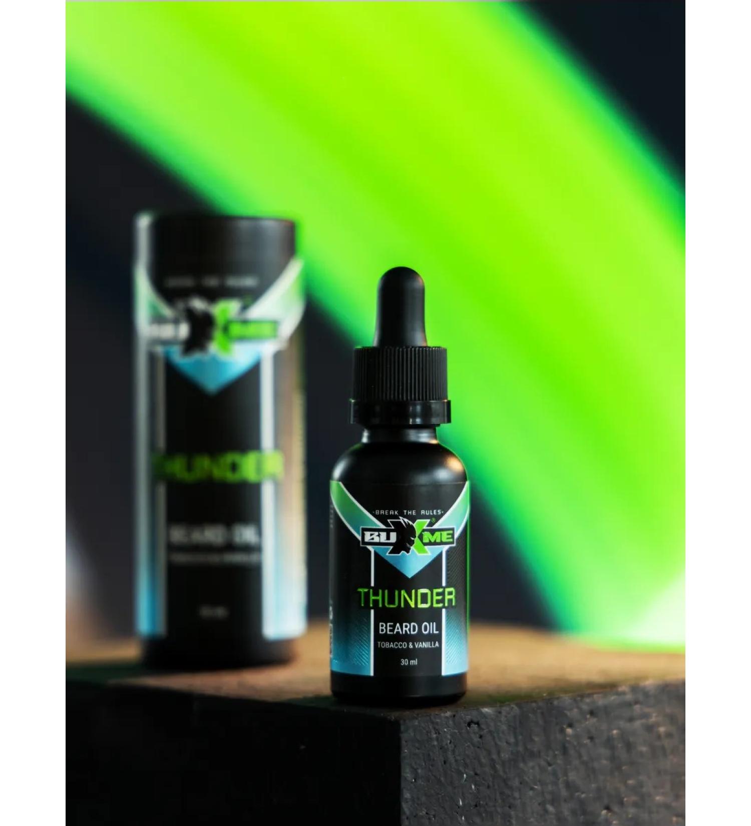 BUXME Thunder Tobacco vanilla oil and mustache oil
