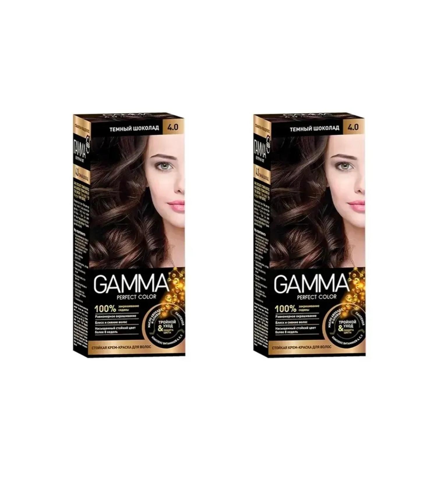 Gamma Cream-painting Perfect color tone 4.0 dark chocolate