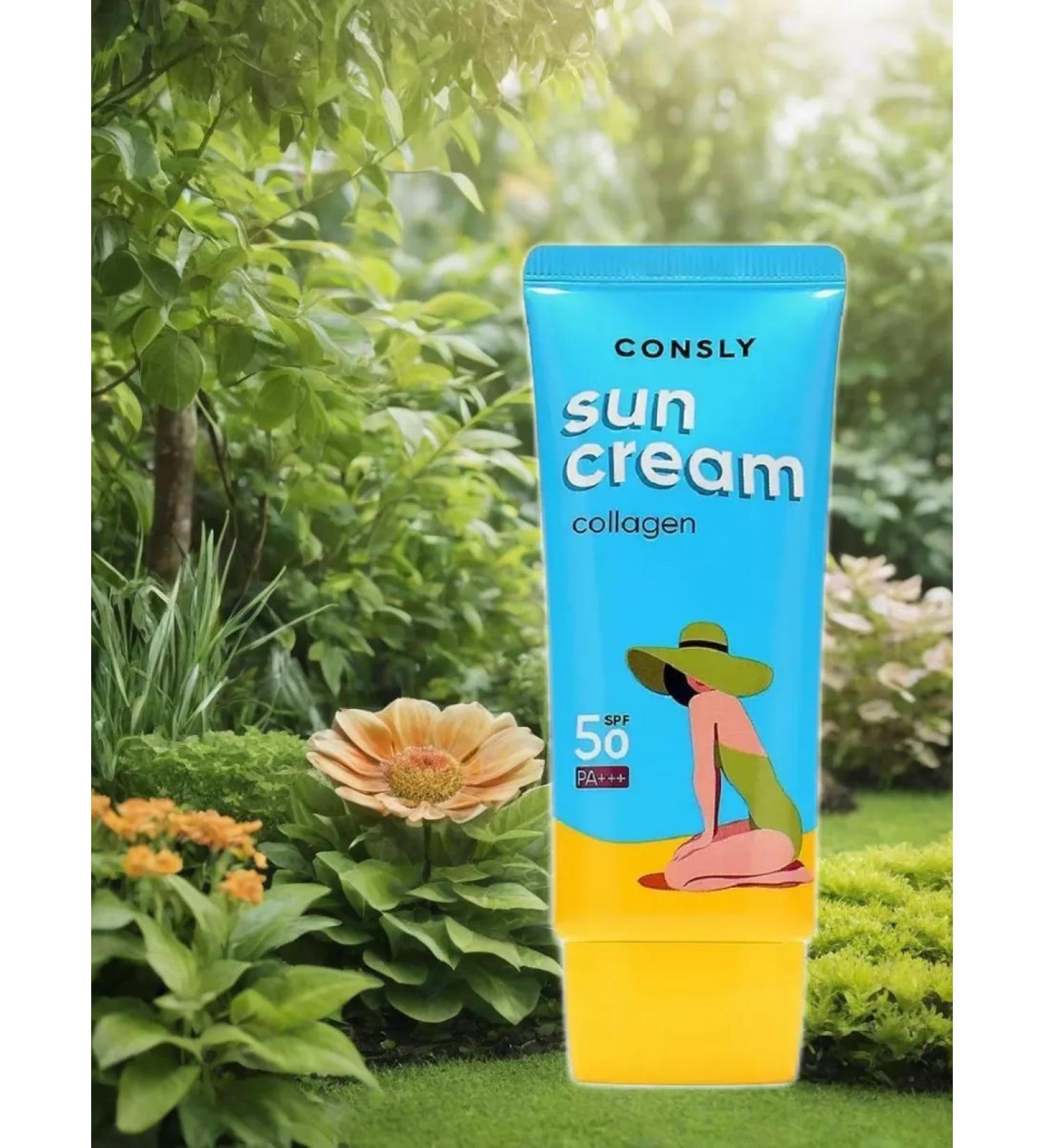 CONSLY Sunscreen for the face and body SPF 50+ PA +++ 50 ml - Buy Online on GoSupps.com
