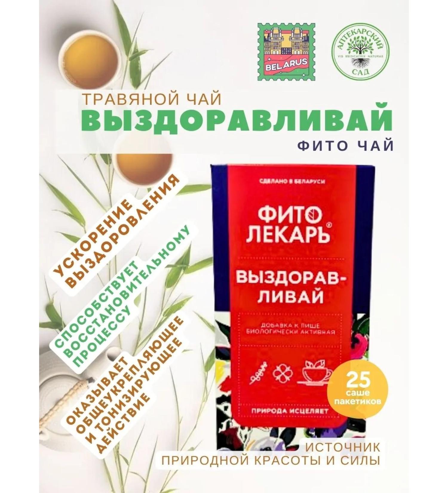 HERBAL HEALER Phytochai "get well" 25 sachets of packages - Buy Online on GoSupps.com