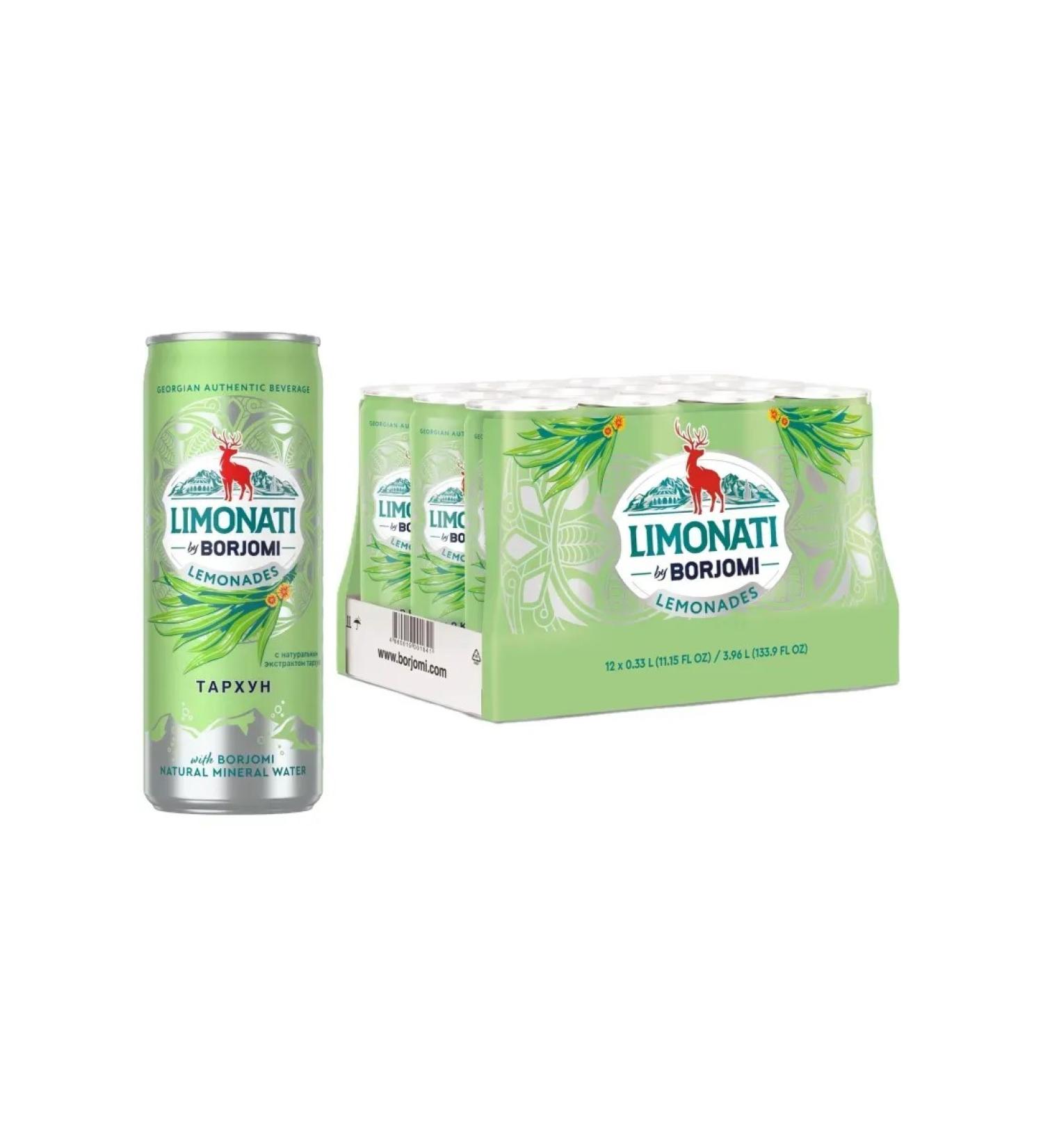 Borjomi Drink gas tarkhun 330 ml 12 pieces