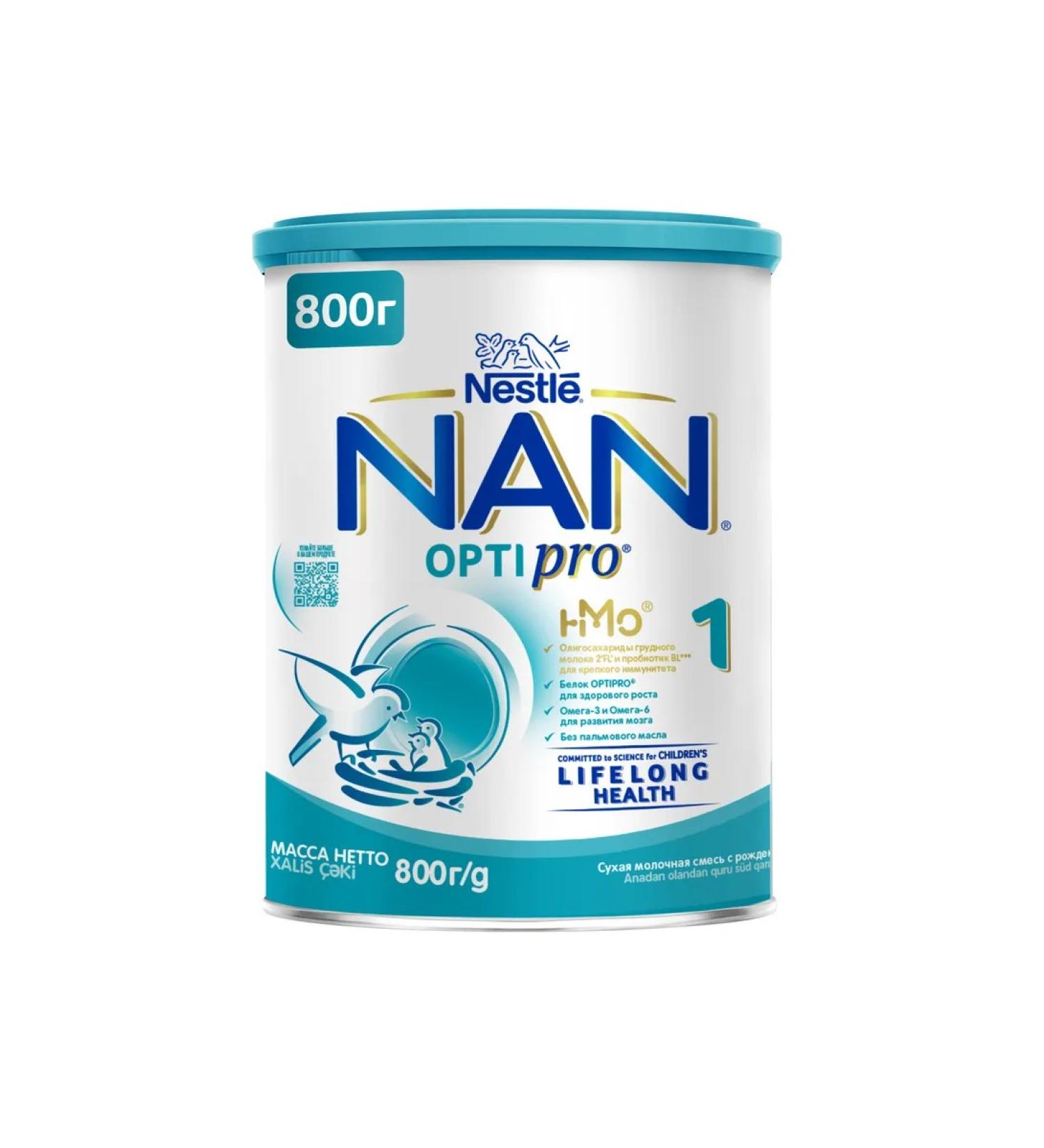 NAN 1 Optipro dry milk mixture 0-6 months. 800g - Buy Online on GoSupps.com