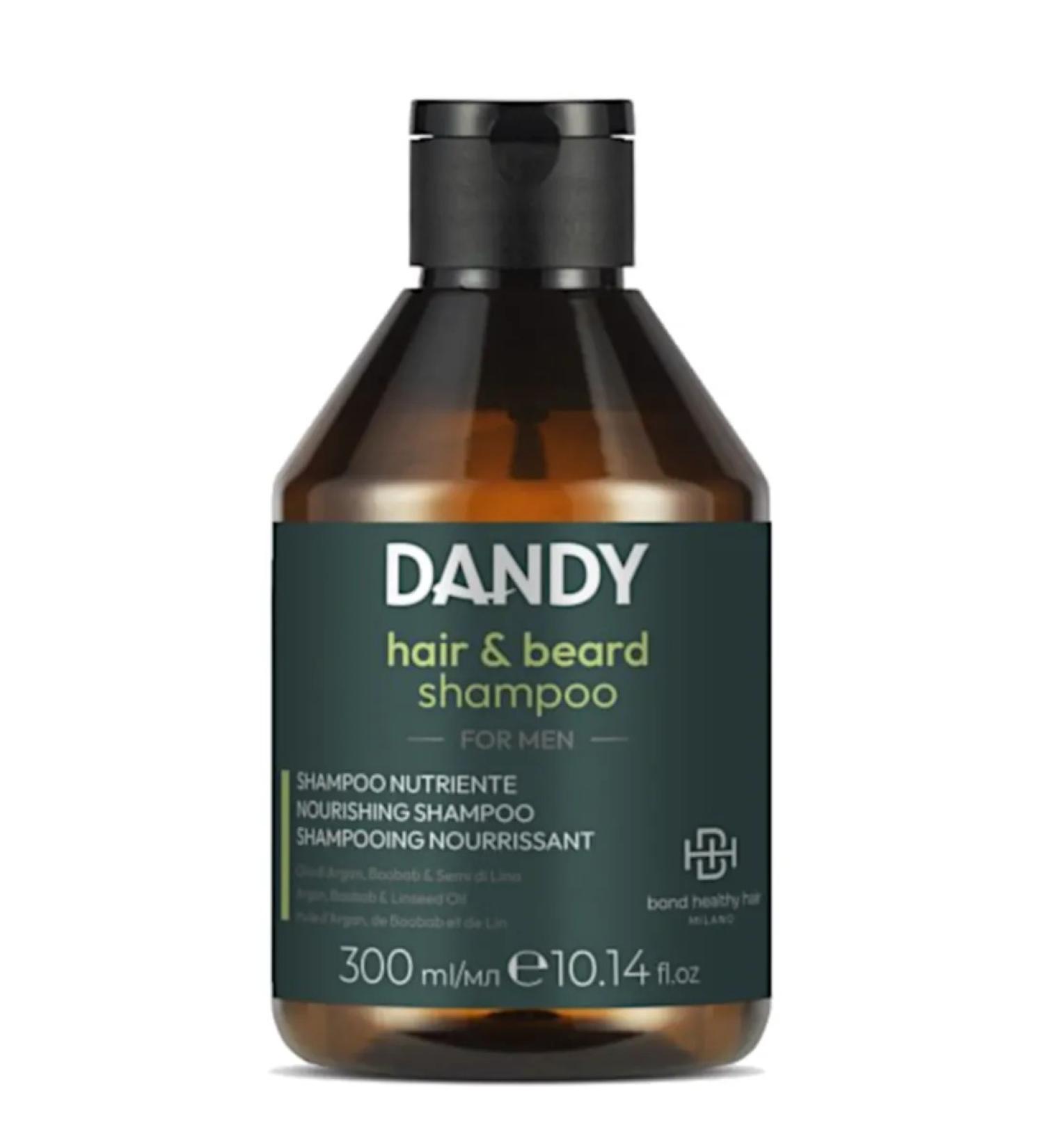 Dandy Hair and beard shampoo Beard & Hair for Men 300 ml - Buy Online on GoSupps.com