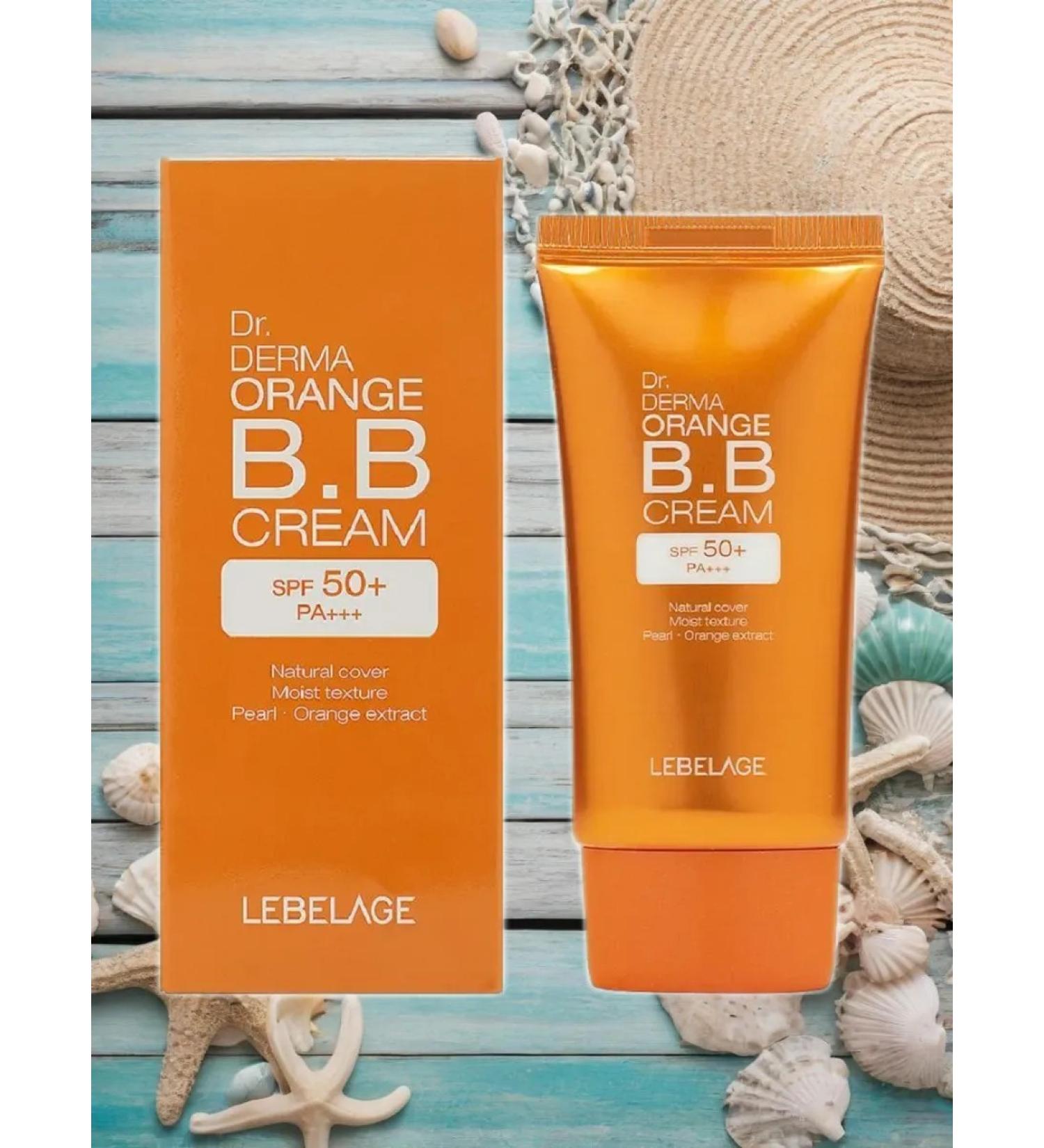 Lebelage BB face cream with extracts of pearls and orange SPF 50+ - Buy Online on GoSupps.com