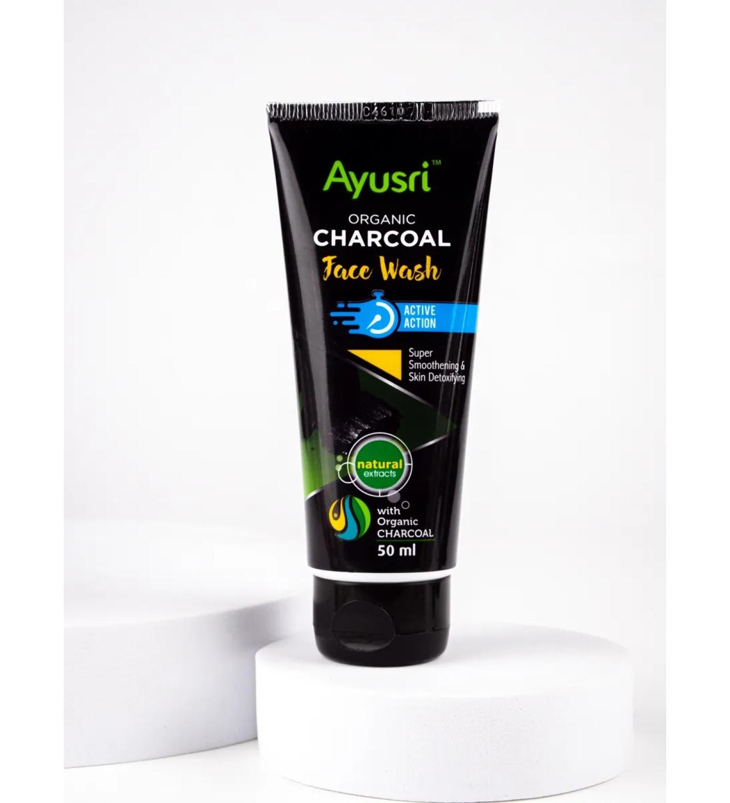 Ayusri Bamboo coal washing gel 50 ml - Buy Online on GoSupps.com