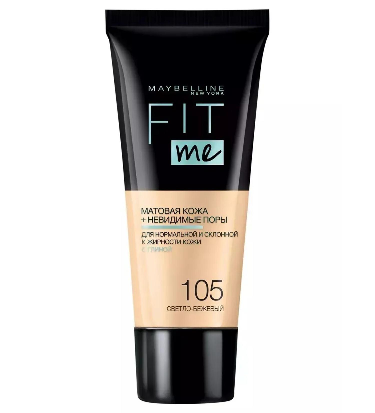 Maybelline tone 105 tonal face cream Fit me matting - Buy Online on GoSupps.com