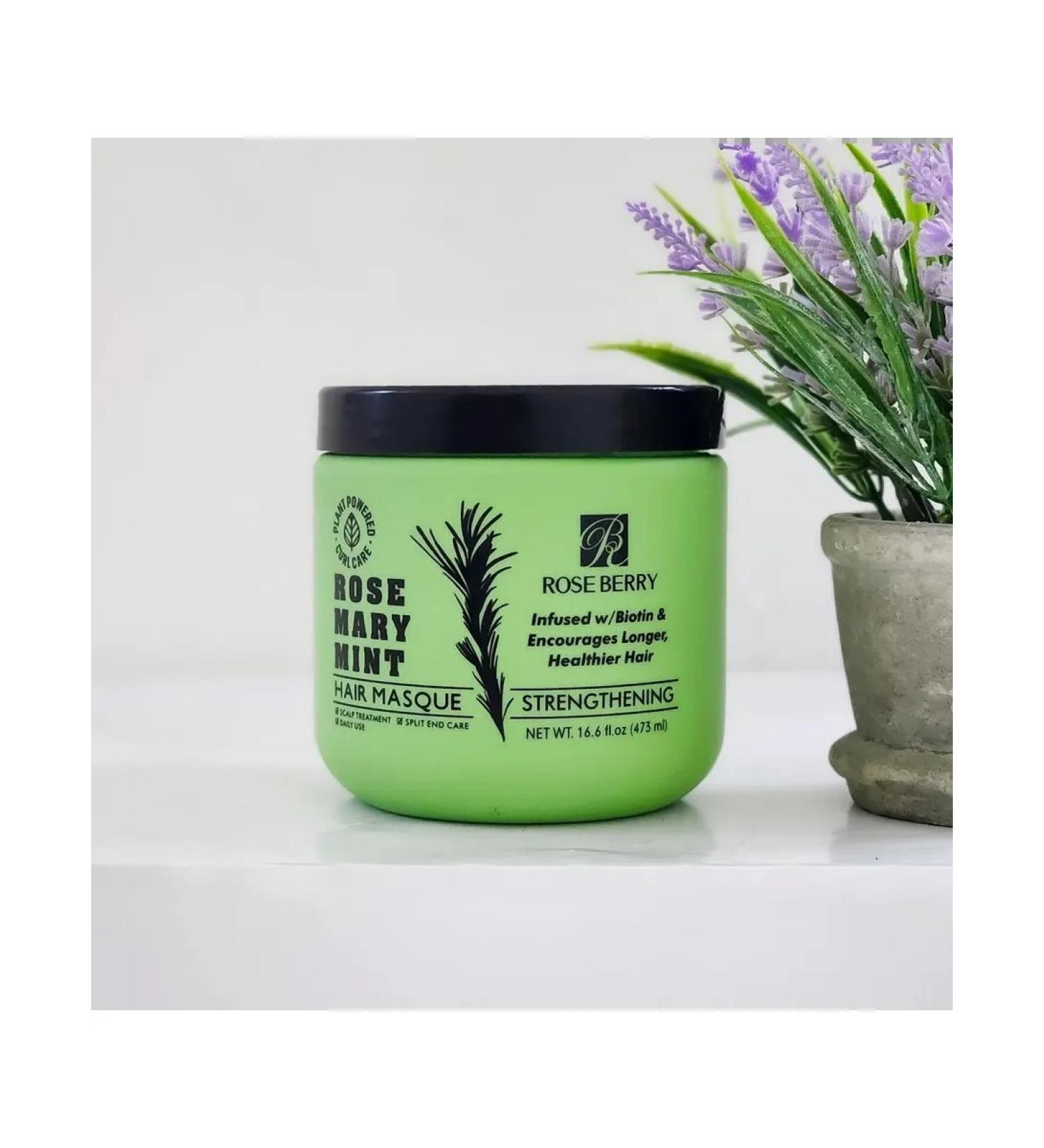 Rose Berry hair mask with rosemary and mint extract