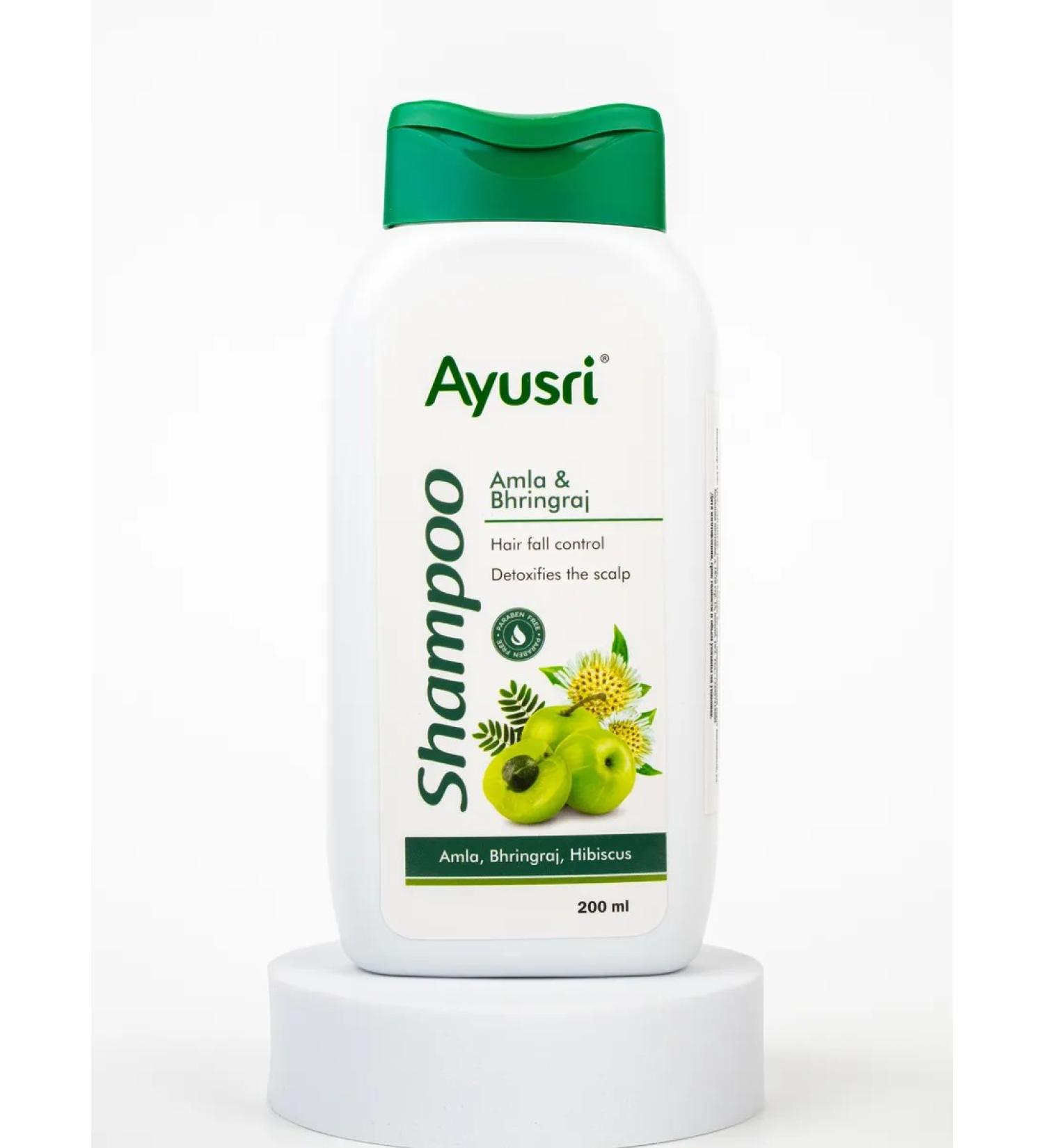 Ayusri Shampoo Amla and Bringradge 200 ml - Buy Online on GoSupps.com