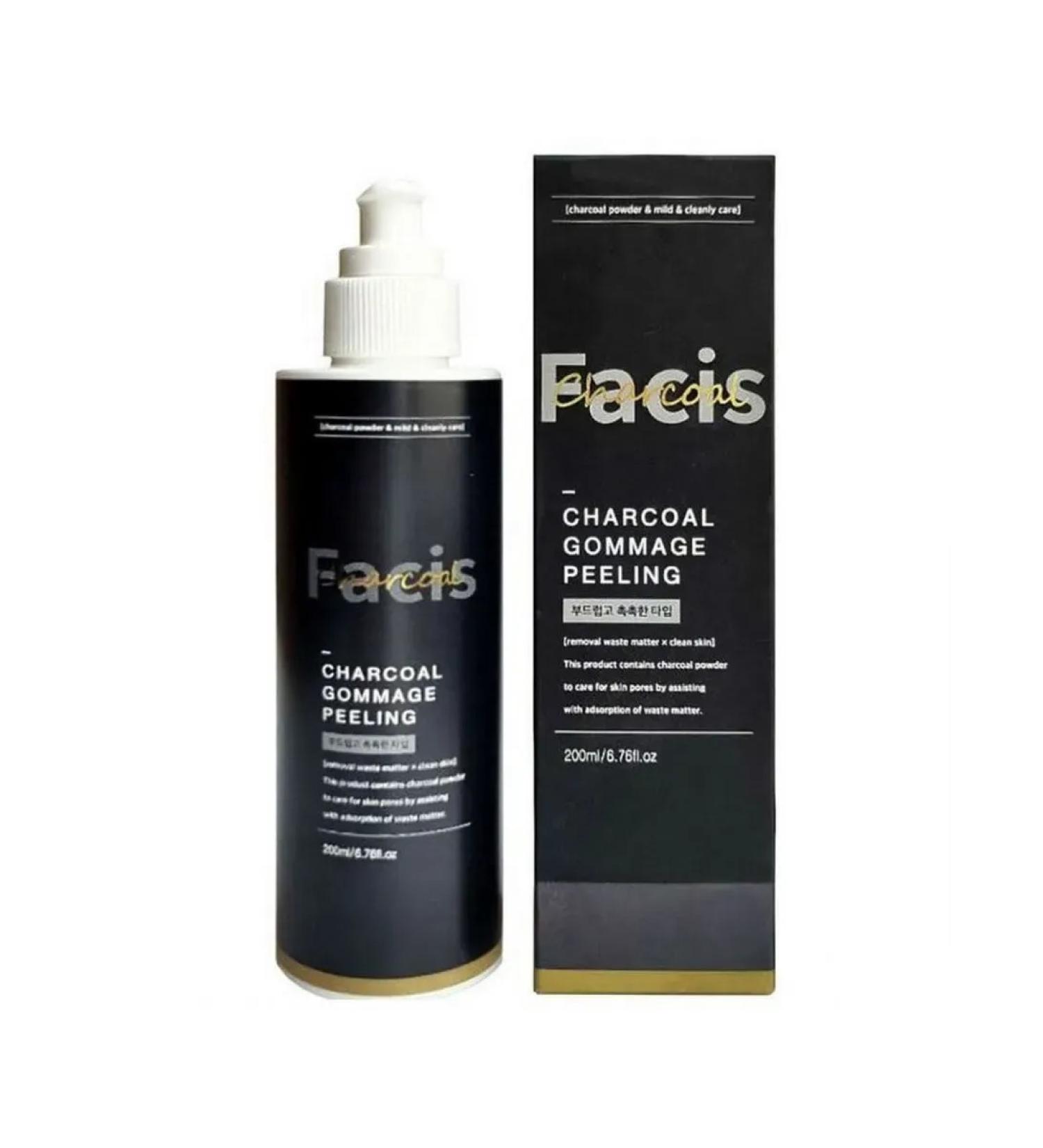 Jigott Gommage-peeling for a face with coal 200 ml