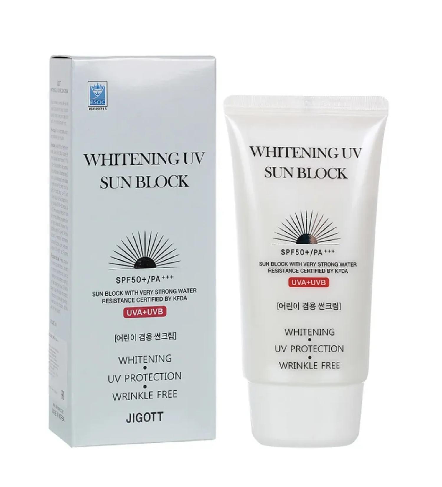 Jigott Cream for the skin of the face and body Sunny SPF 50 PA 70 ml - Buy Online on GoSupps.com