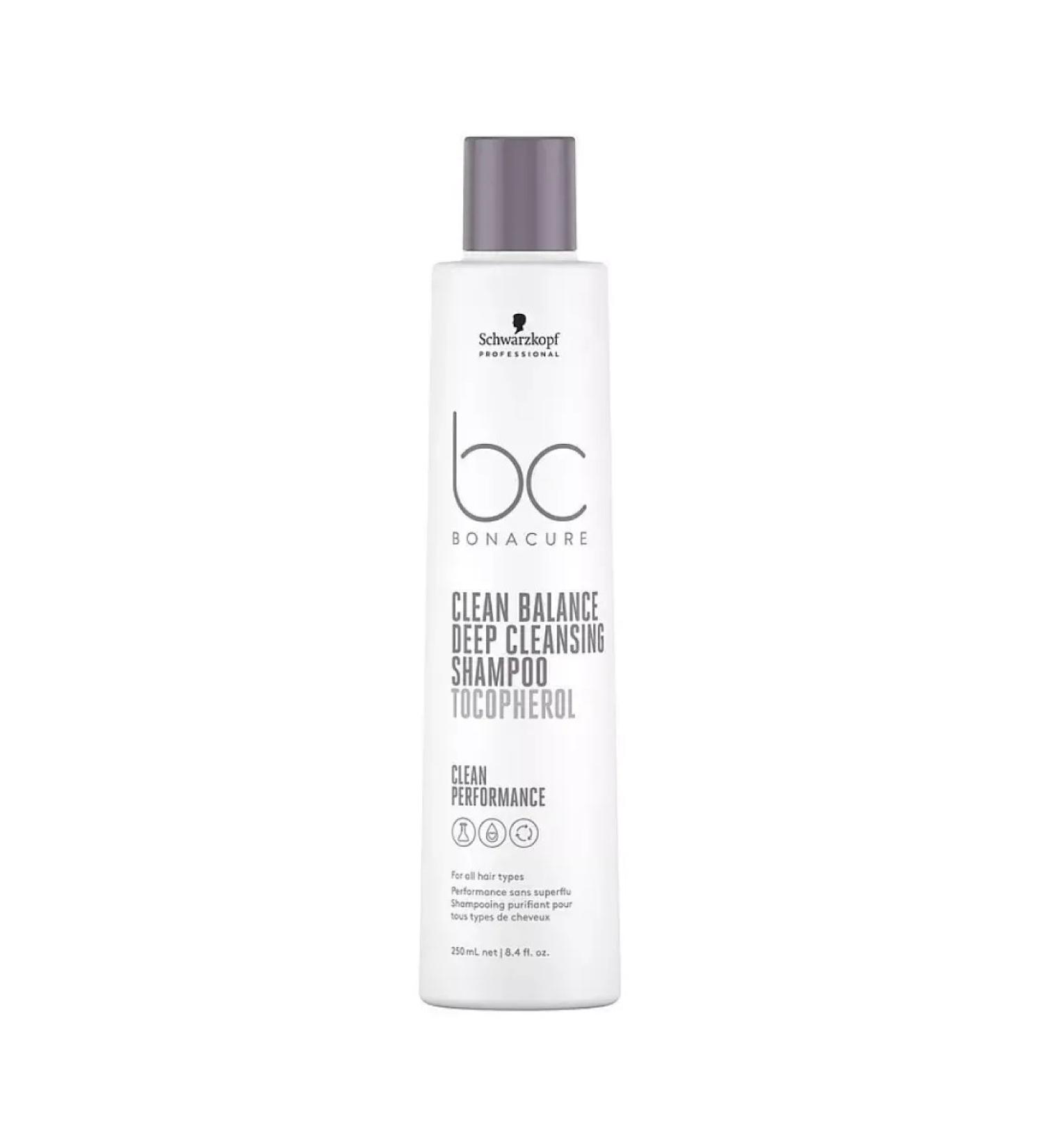 Schwarzkopf Bonacure st clean shampoo is deep. Cleaning 250ml - Buy Online on GoSupps.com