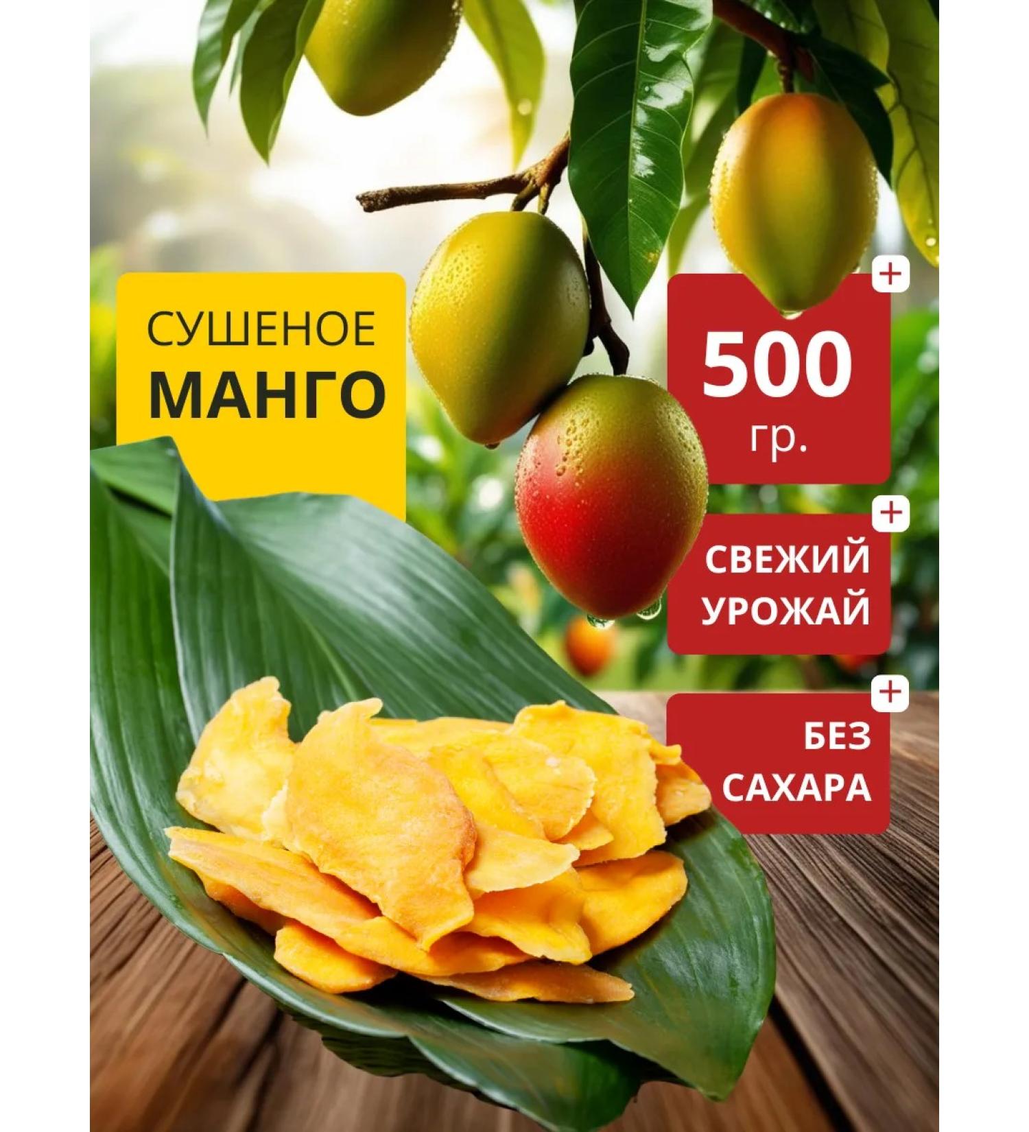 H&N ECO Dried natural mango without sugar 500 grams - Buy Online on GoSupps.com