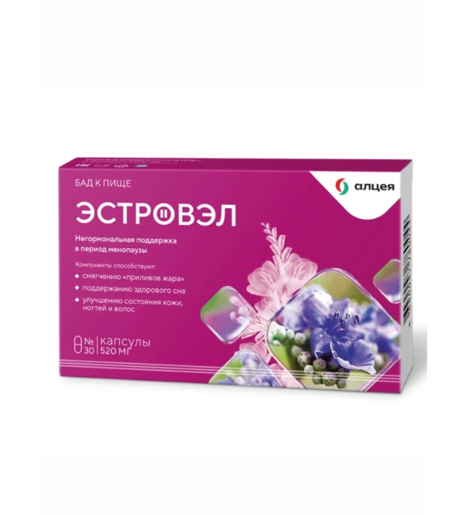 Health from nature Estrovel caps 520 mg x30pcs