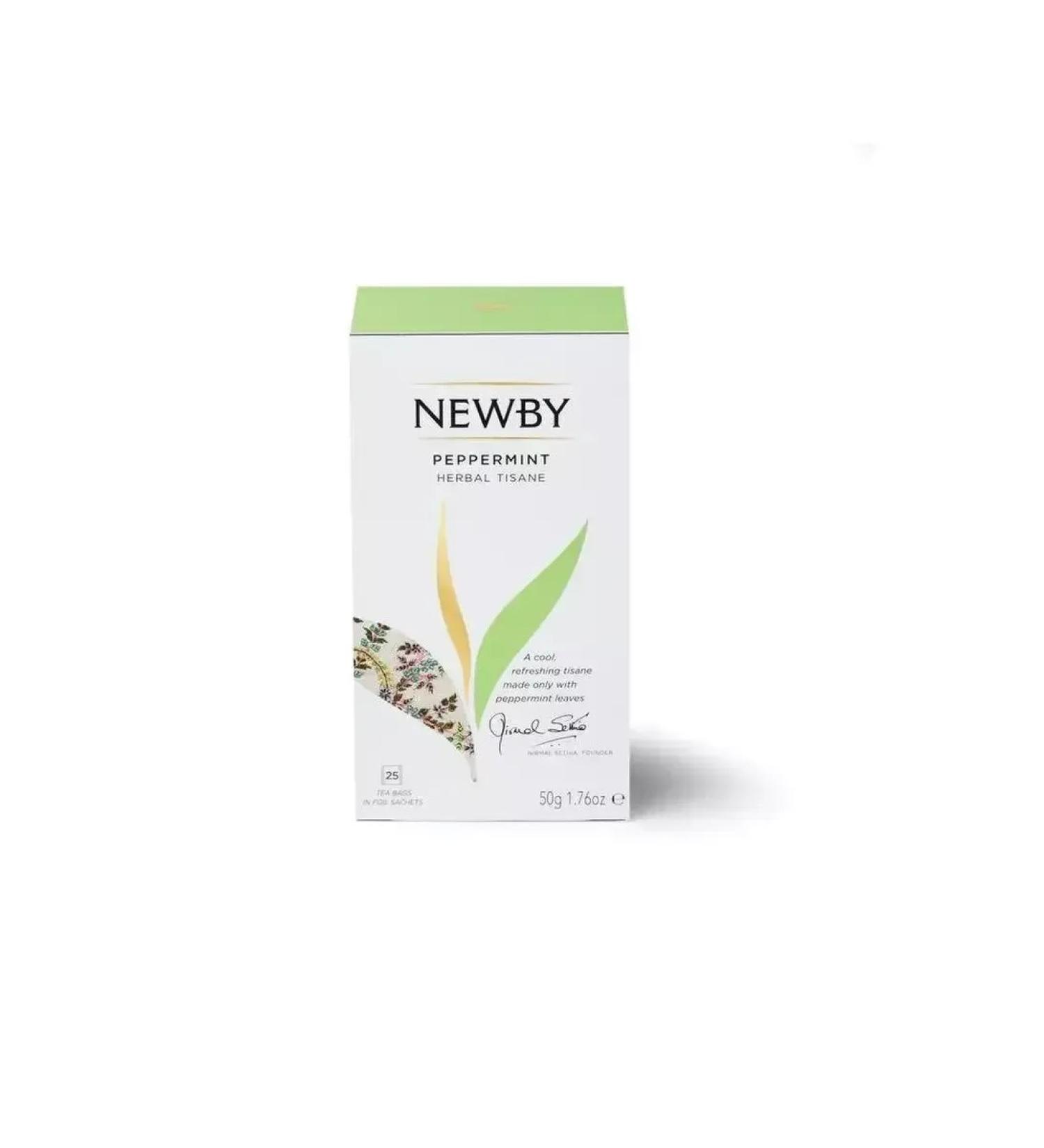newby Peppermint tea grass grass 25 bags - Buy Online on GoSupps.com
