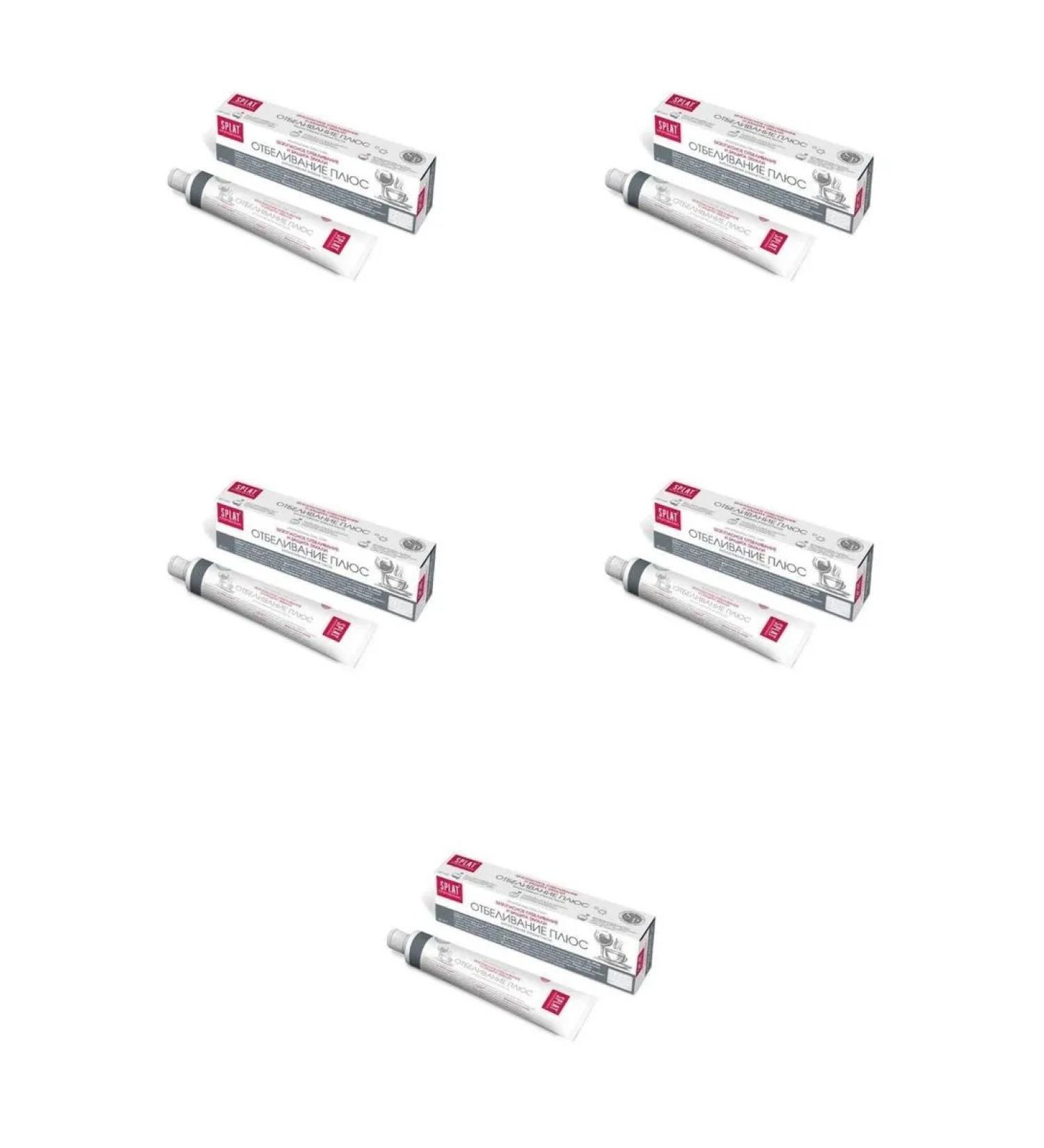 SPLAT All -time payments Professional toothpaste White Plus 40ml 5 pcs - Buy Online on GoSupps.com