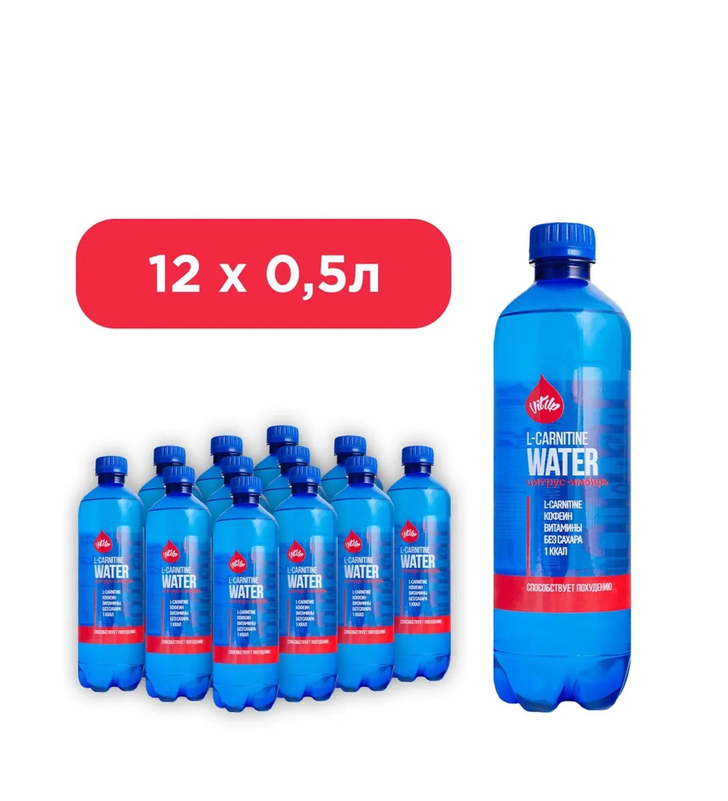 VIT UP Amino acid drink L-Carnitine Water Citrus-Imbir - Buy Online on GoSupps.com