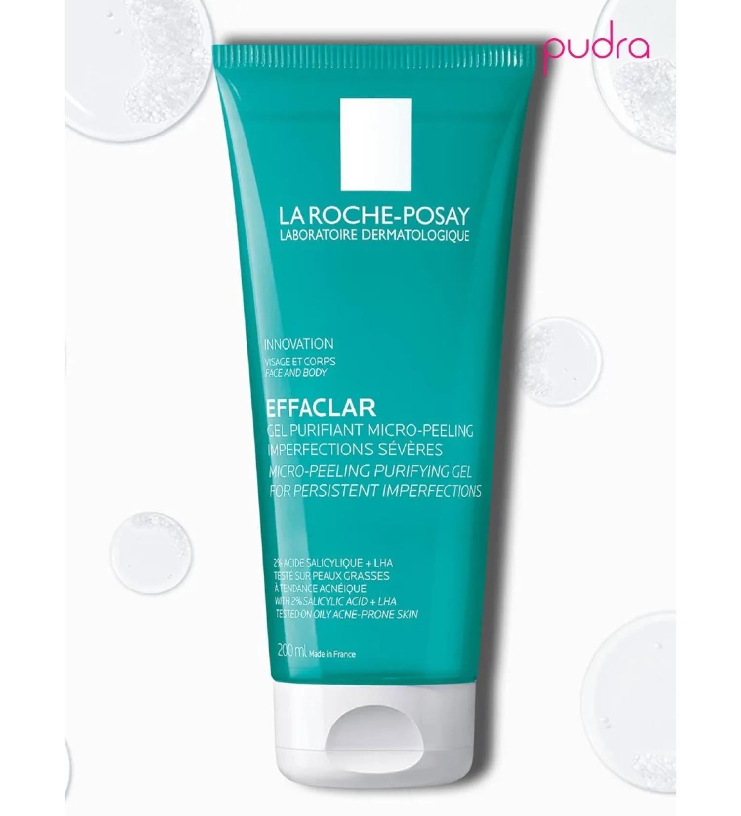 LA ROCHEPOSAY Effaclar cleansing face and body gel 200 ml - Buy Online on GoSupps.com