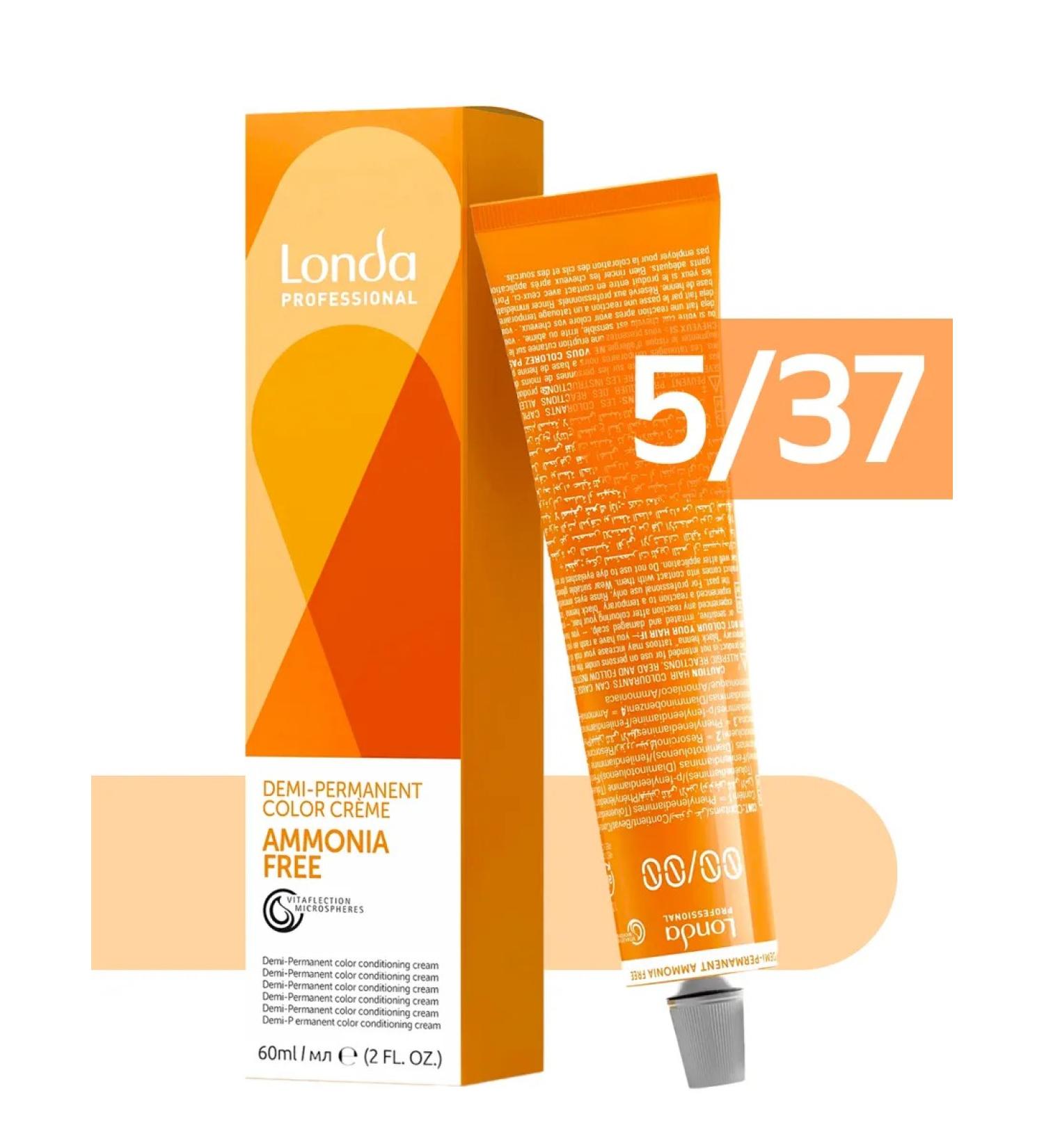 Londa Professional Tinting hair dye Ammonia free 5 37 - Buy Online on GoSupps.com