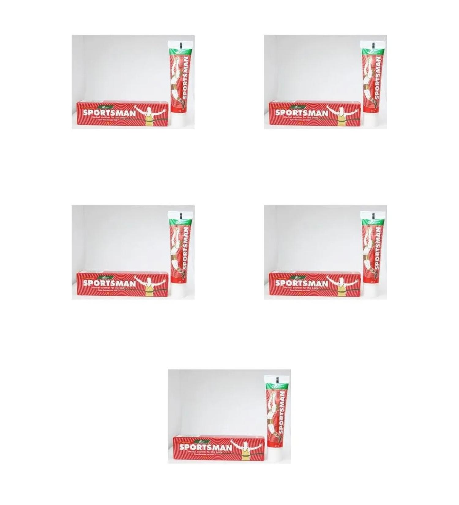 boro fresh Bor Fresh athlete Cream Balse Dth Body 25g 5 pcs