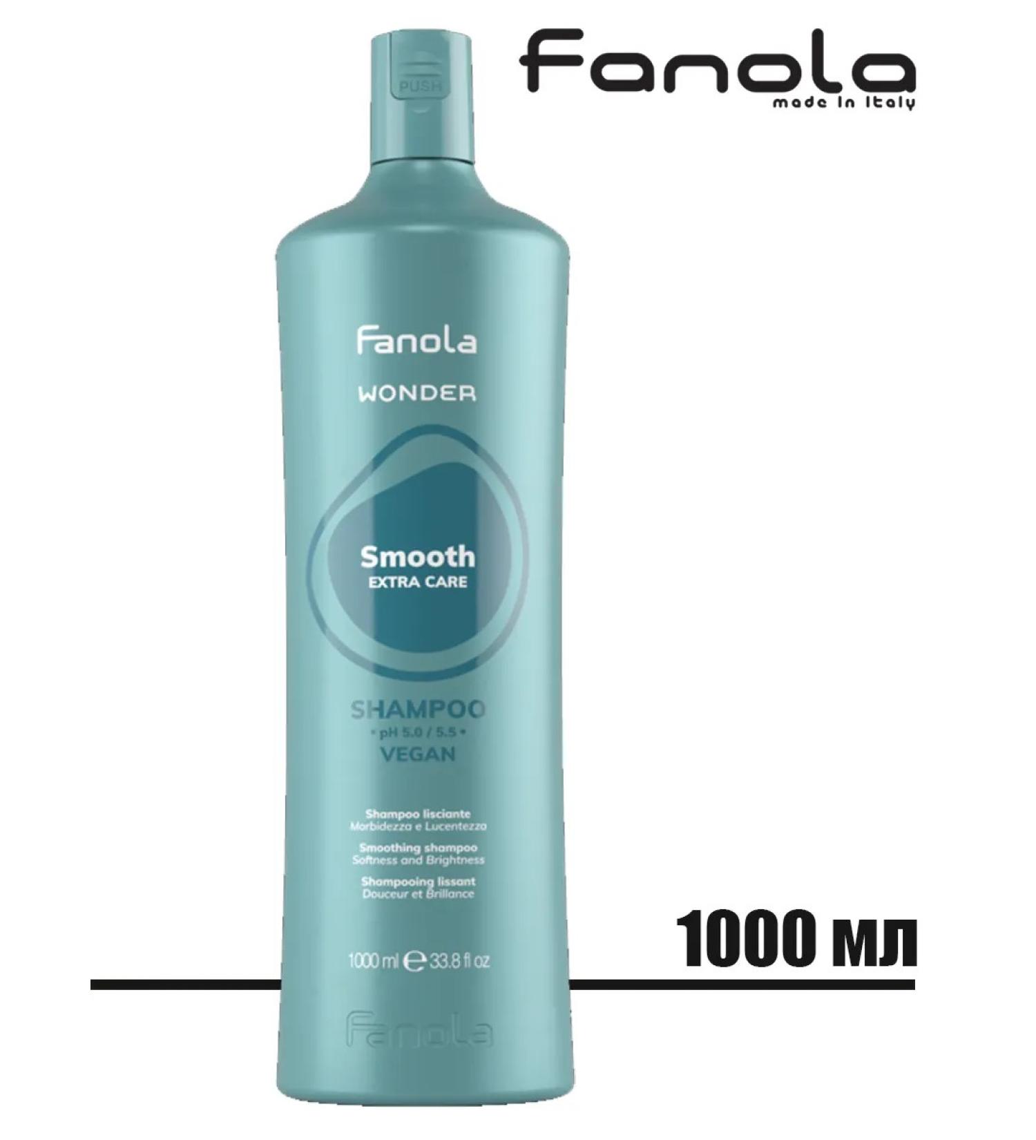 Fanola Wonder smooth smoothing shampoo for naughty Voloc - Buy Online on GoSupps.com