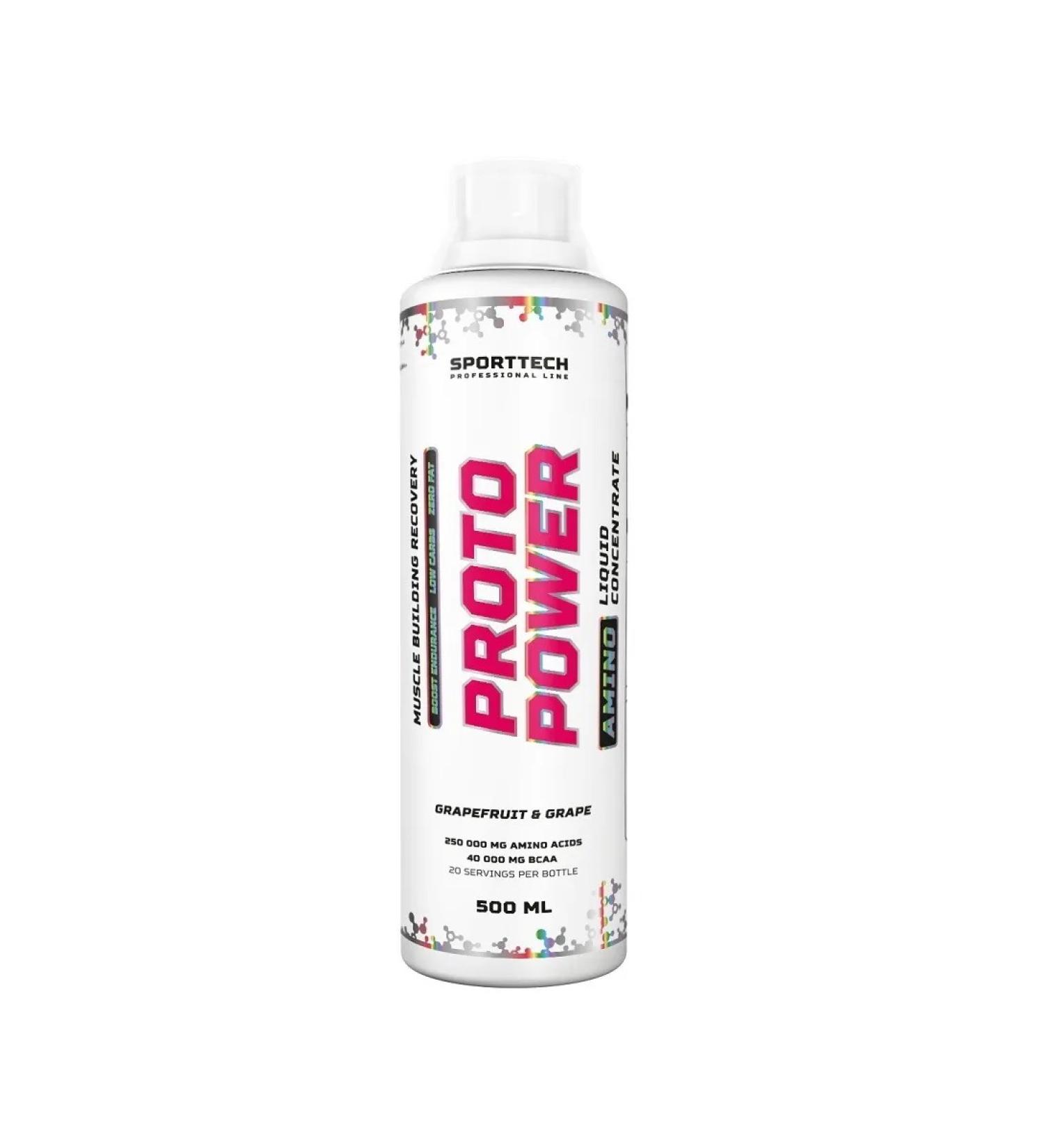 Sports technologies Amino acids Proto Power 500 ml Grapefrut-Vinograd